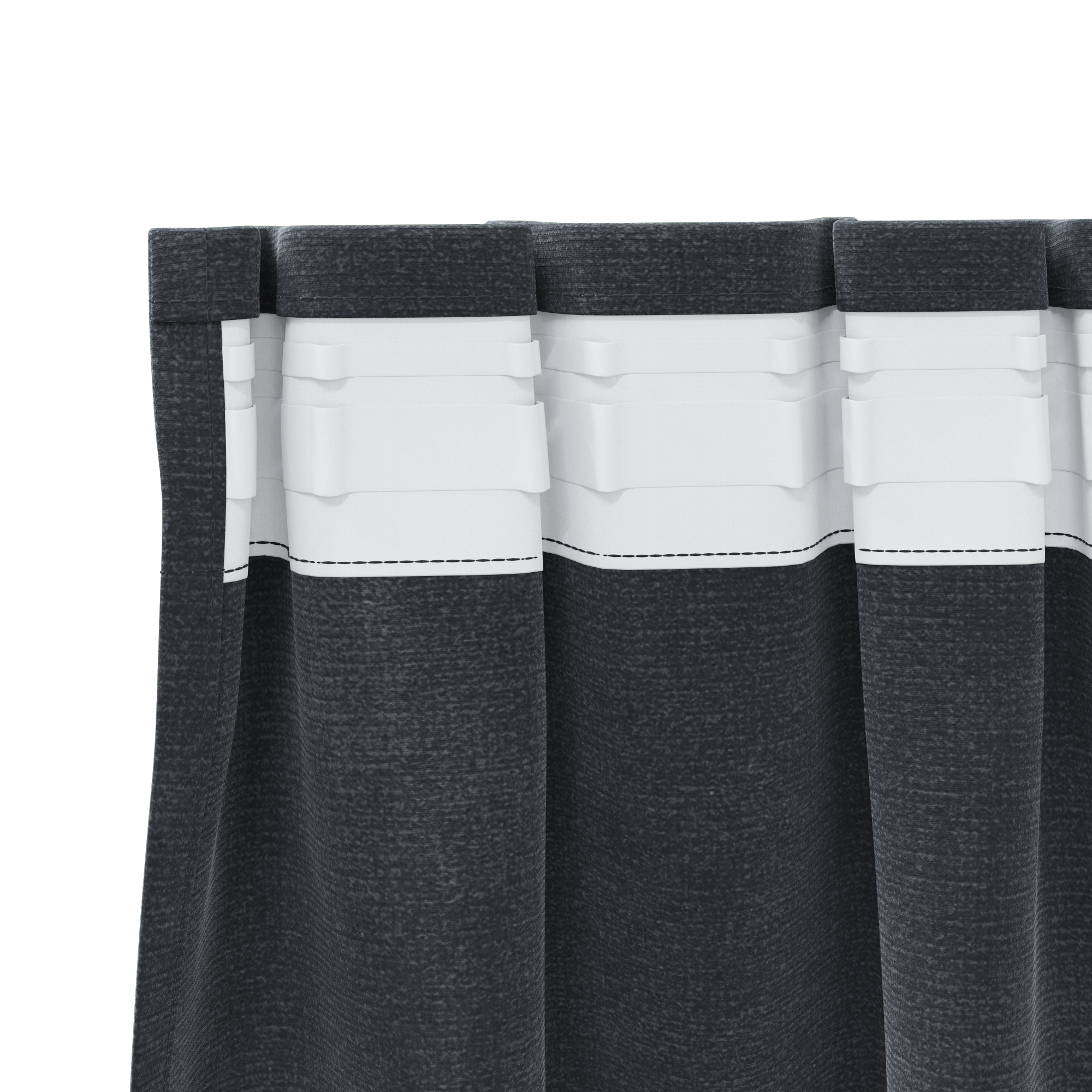 Blackout Curtains with Top Tape 2 pcs Light Grey Velvet - Image 4