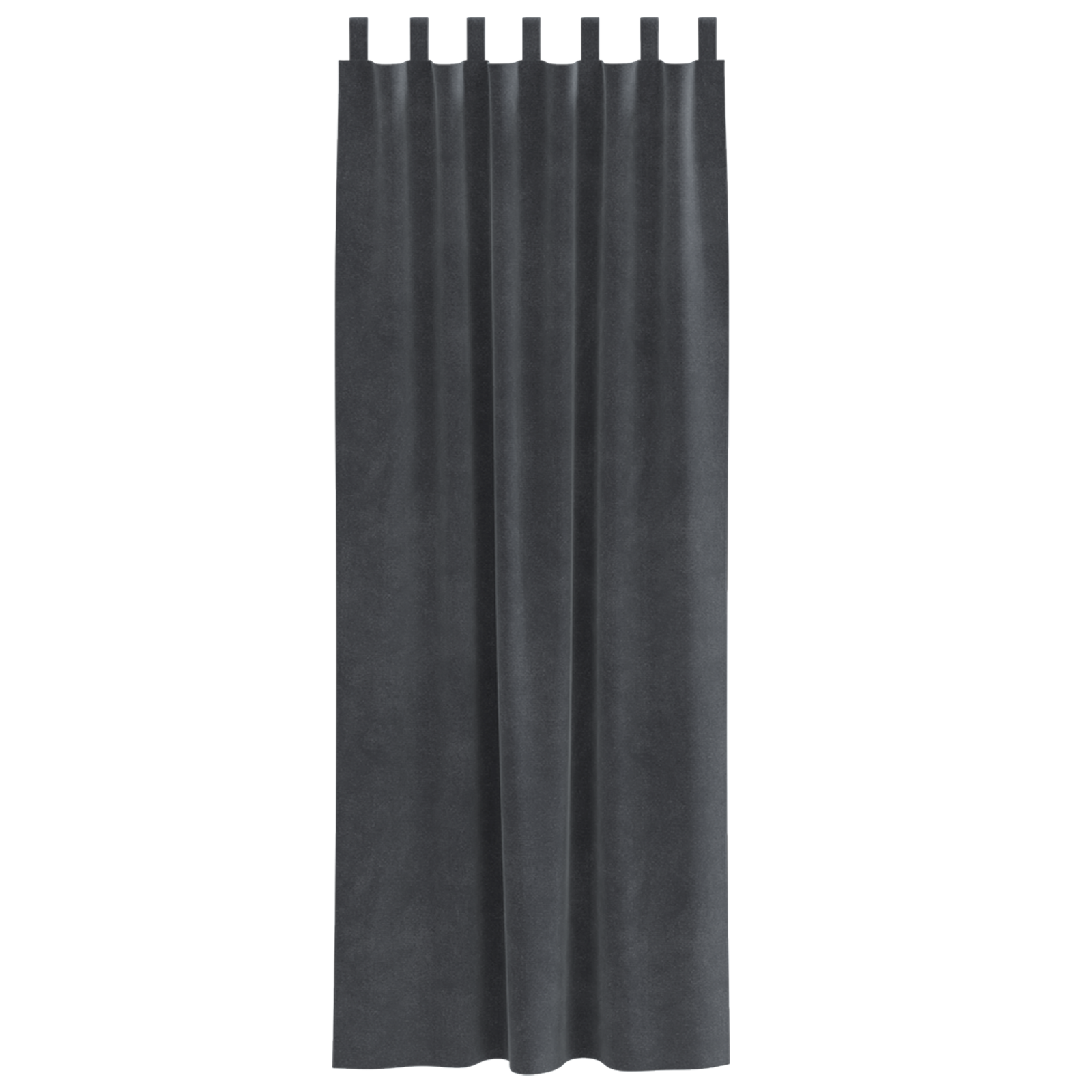 Blackout Curtains with Hanging Loops 2 pcs Light Grey Velvet - Image 4