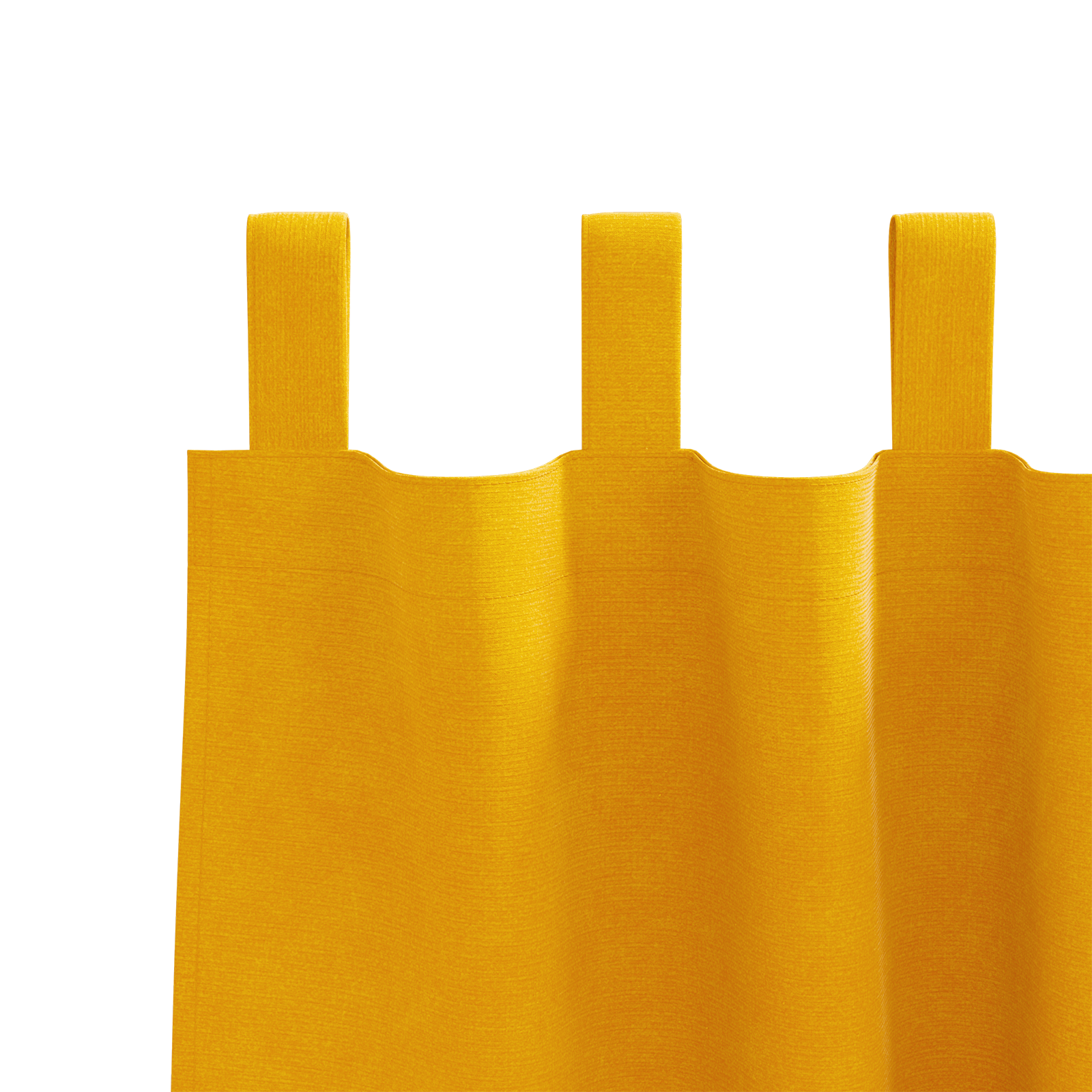 Blackout Curtains with Hanging Loops 2 pcs Mustard Yellow Velvet - Image 5