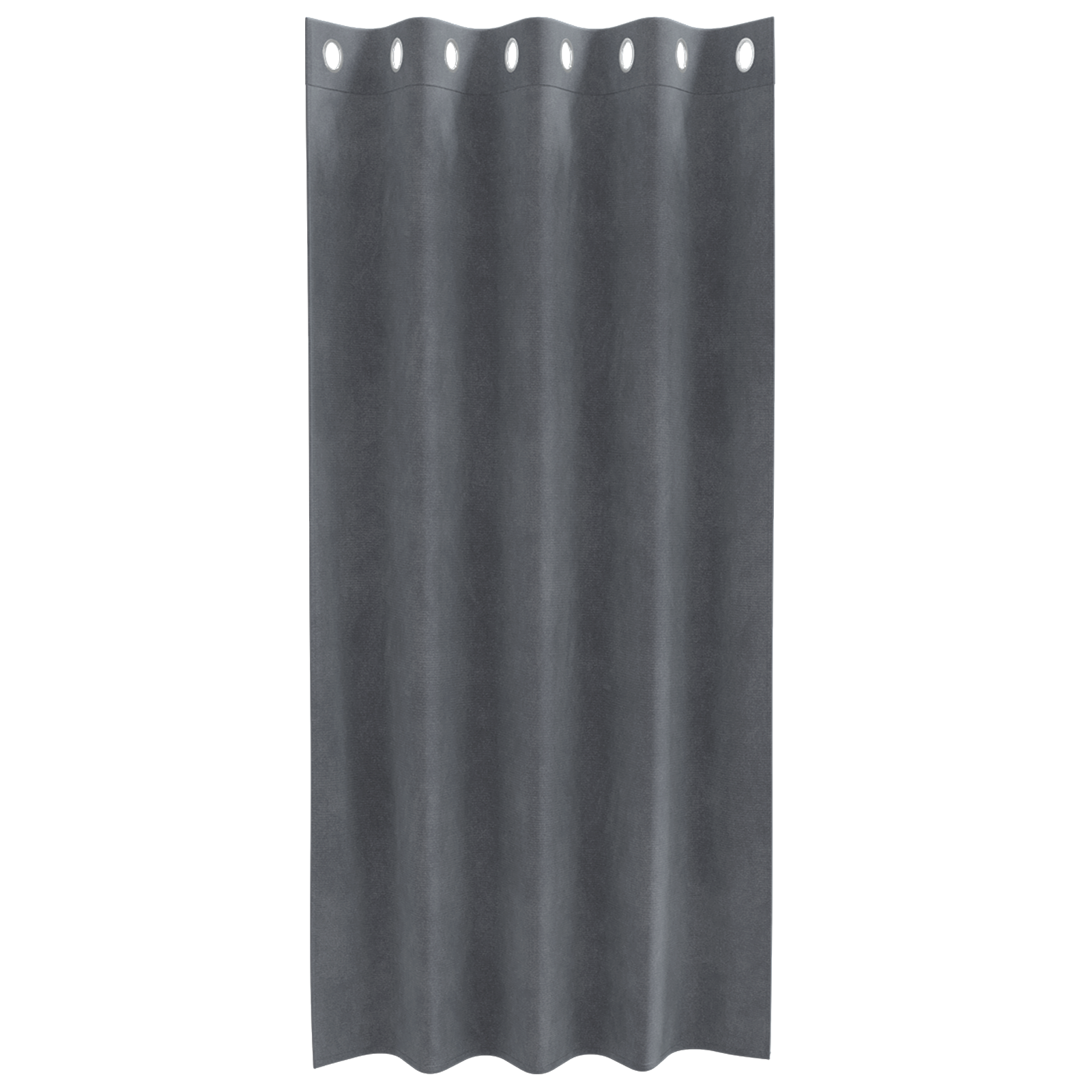 Blackout Curtains with Eyelets 2 pcs Super Light Grey Velvet - Image 3