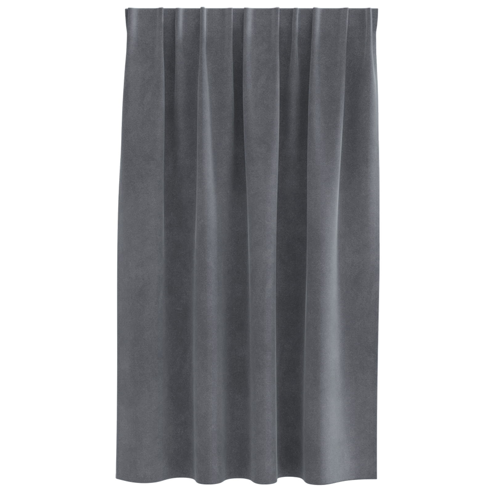 Blackout Curtains with Top Tape 2 pcs Super Light Grey Velvet - Image 4