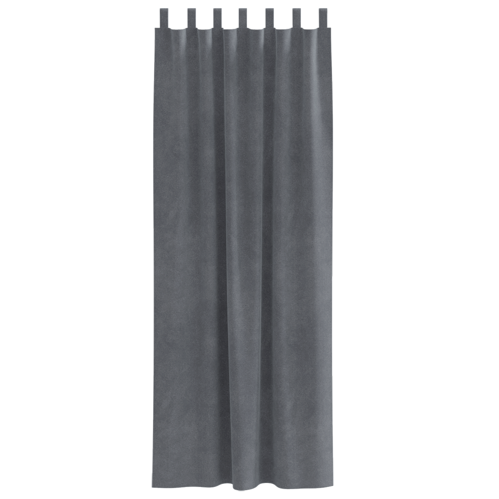 Blackout Curtains with Hanging Loops 2 pcs Super Light Grey Velvet - Image 4