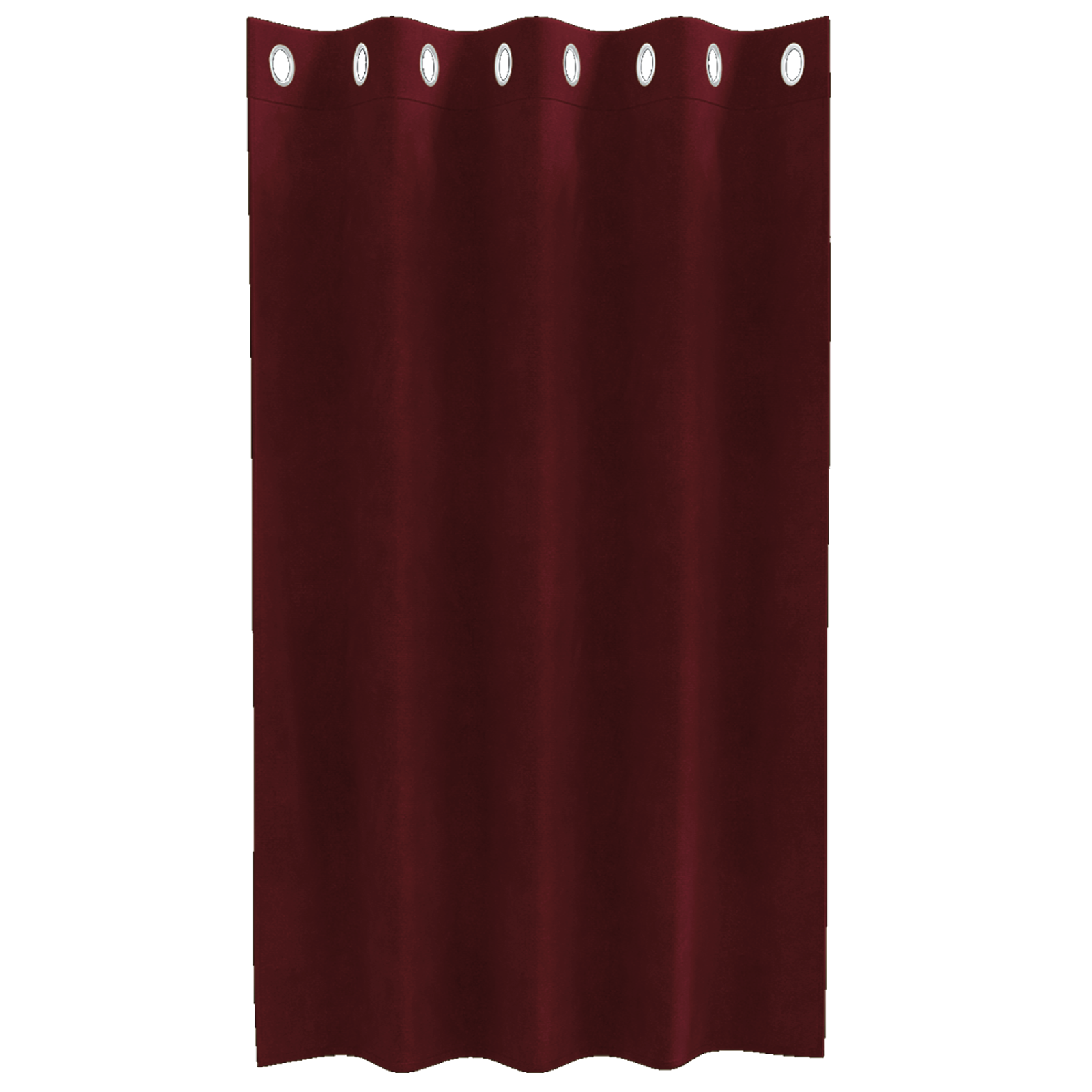 Blackout Curtains with Eyelets 2 pcs Wine Red Velvet - Image 3