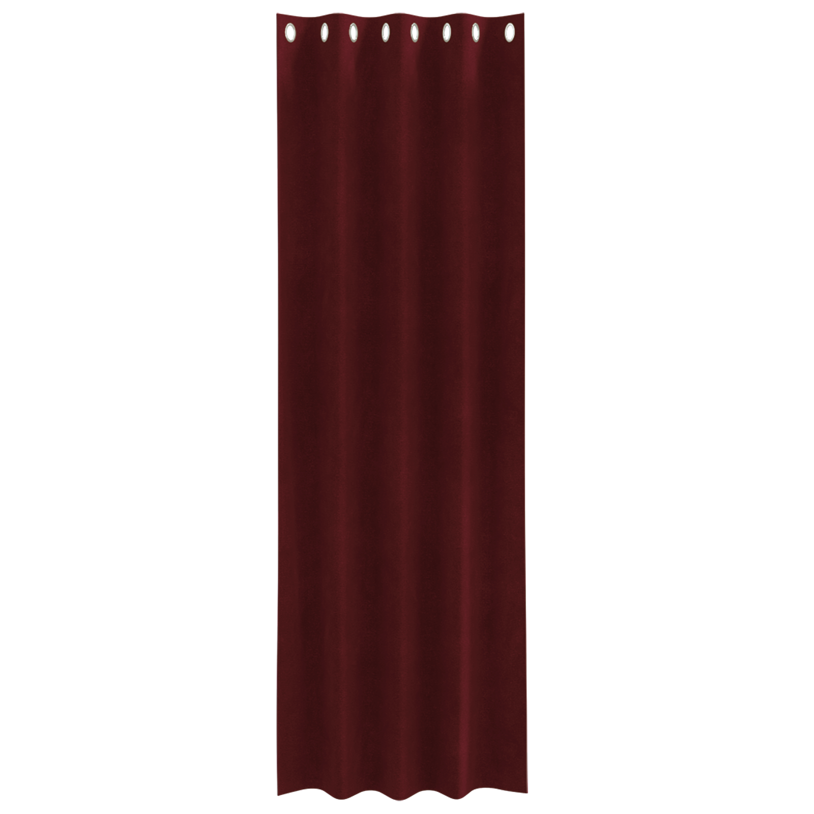 Blackout Curtains with Eyelets 2 pcs Wine Red Velvet - Image 3