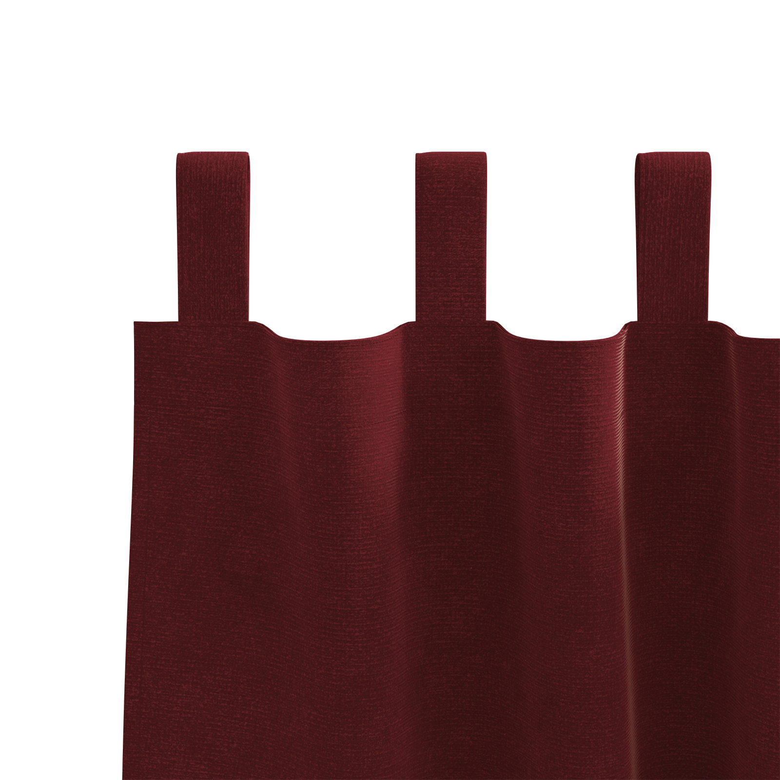 Blackout Curtains with Hanging Loops 2 pcs Wine Red Velvet - Image 5