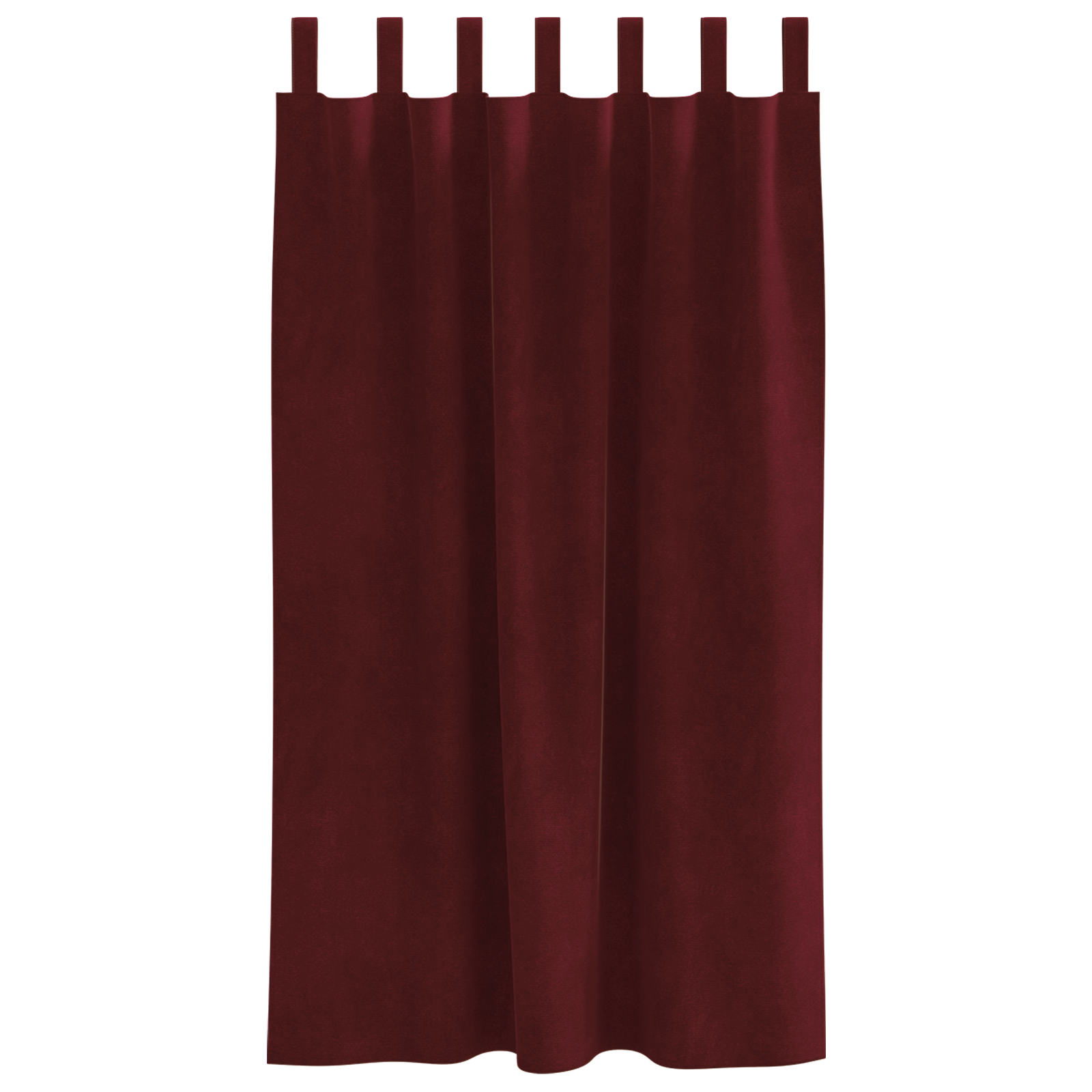 Blackout Curtains with Hanging Loops 2 pcs Wine Red Velvet - Image 4