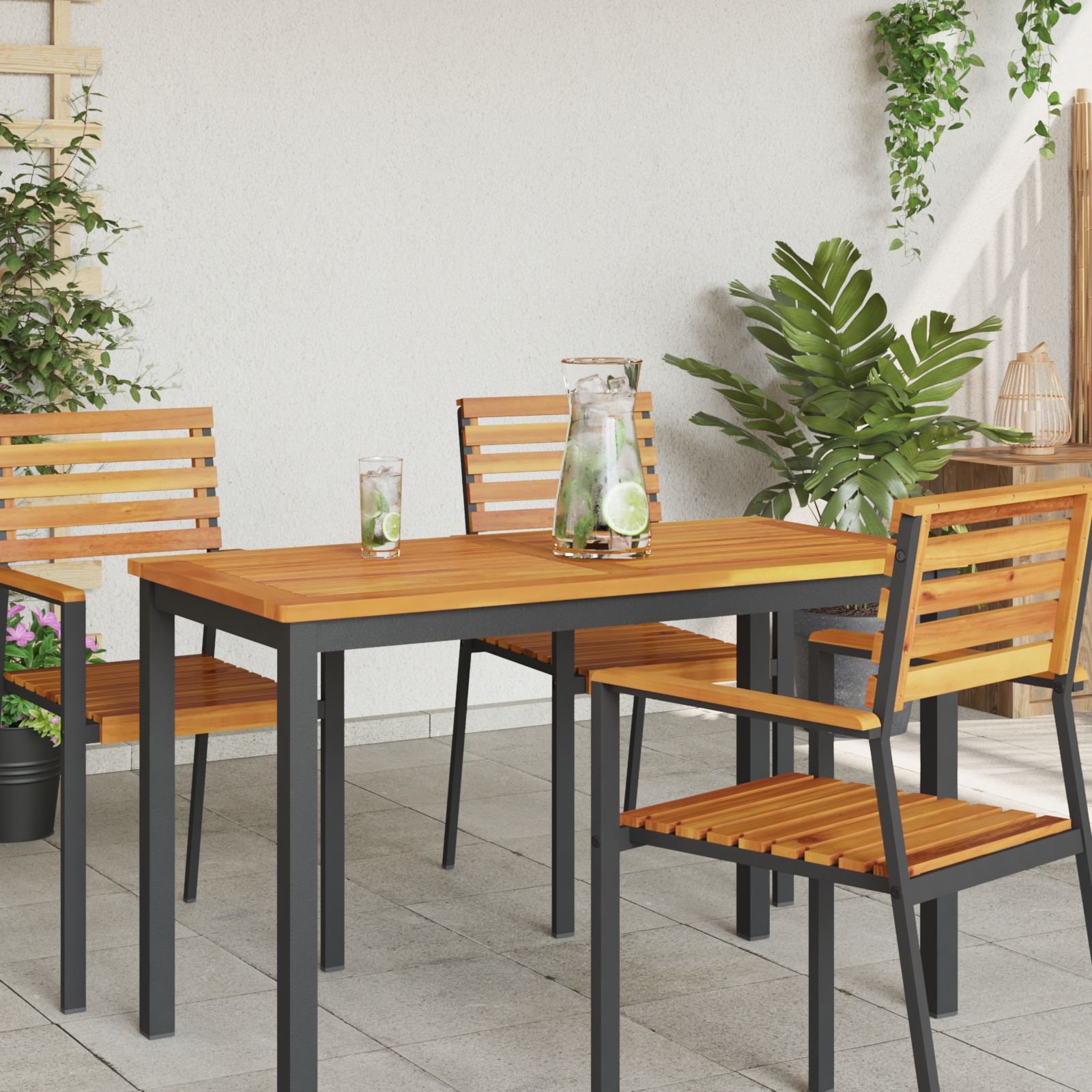 Stalviršis 110x55x2 cm Stačiakampis Tvirta mediena - Image 3