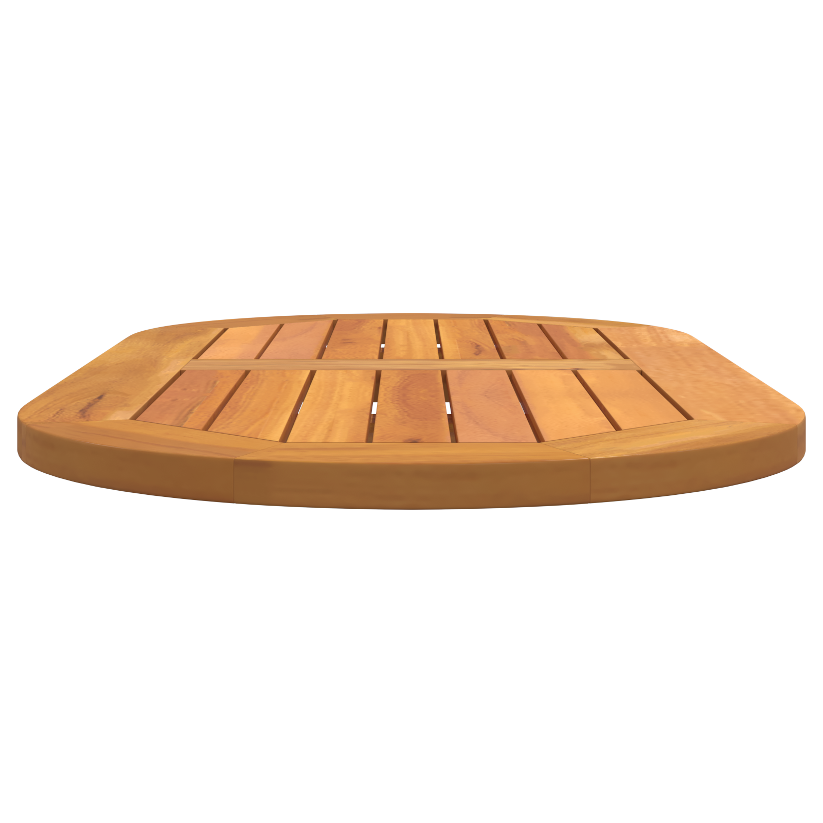 Table Top 90x45x2,2 cm Oval Solid Wood Acacia - Image 6