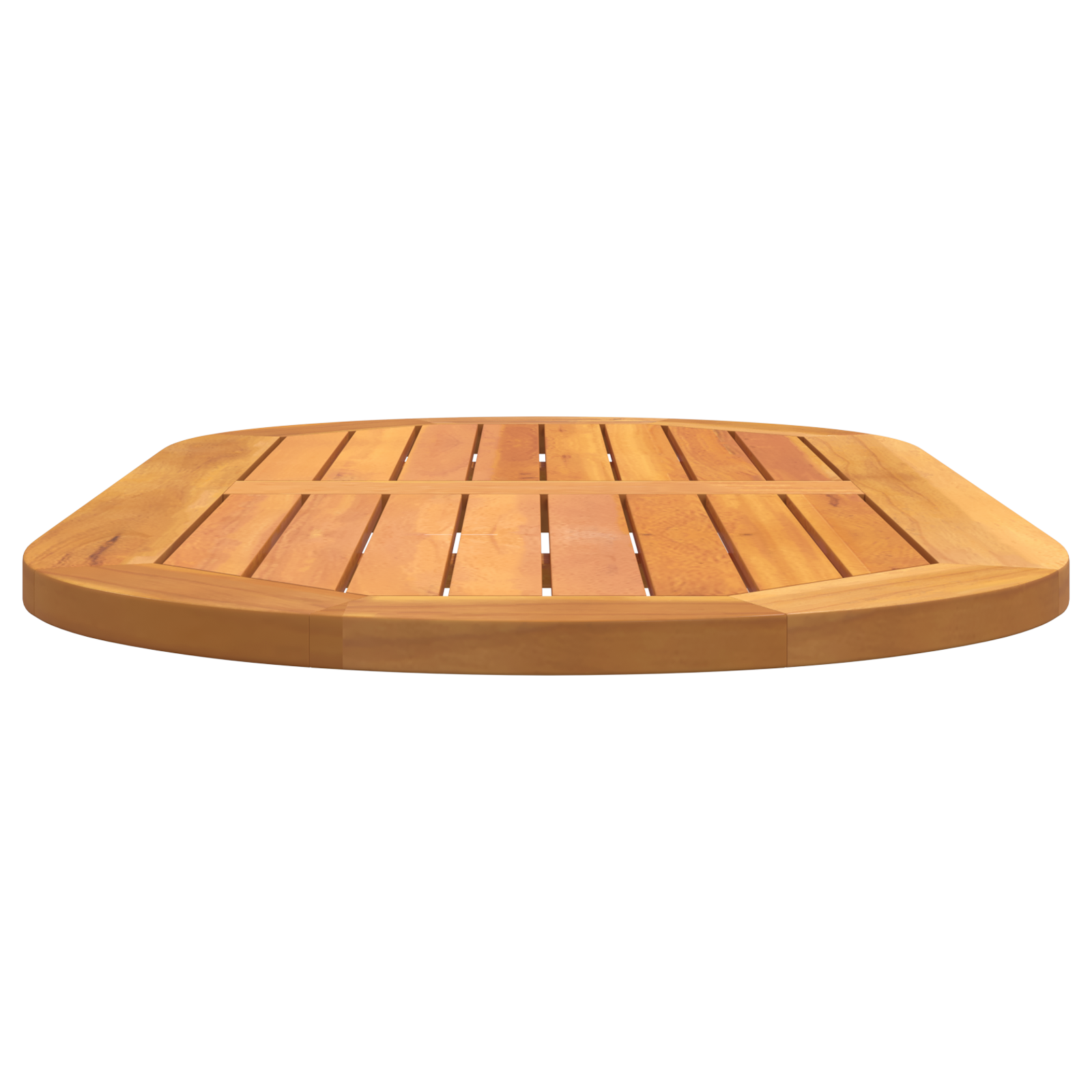 Table Top 100x50x2.2 cm Oval Solid Wood Acacia - Image 6