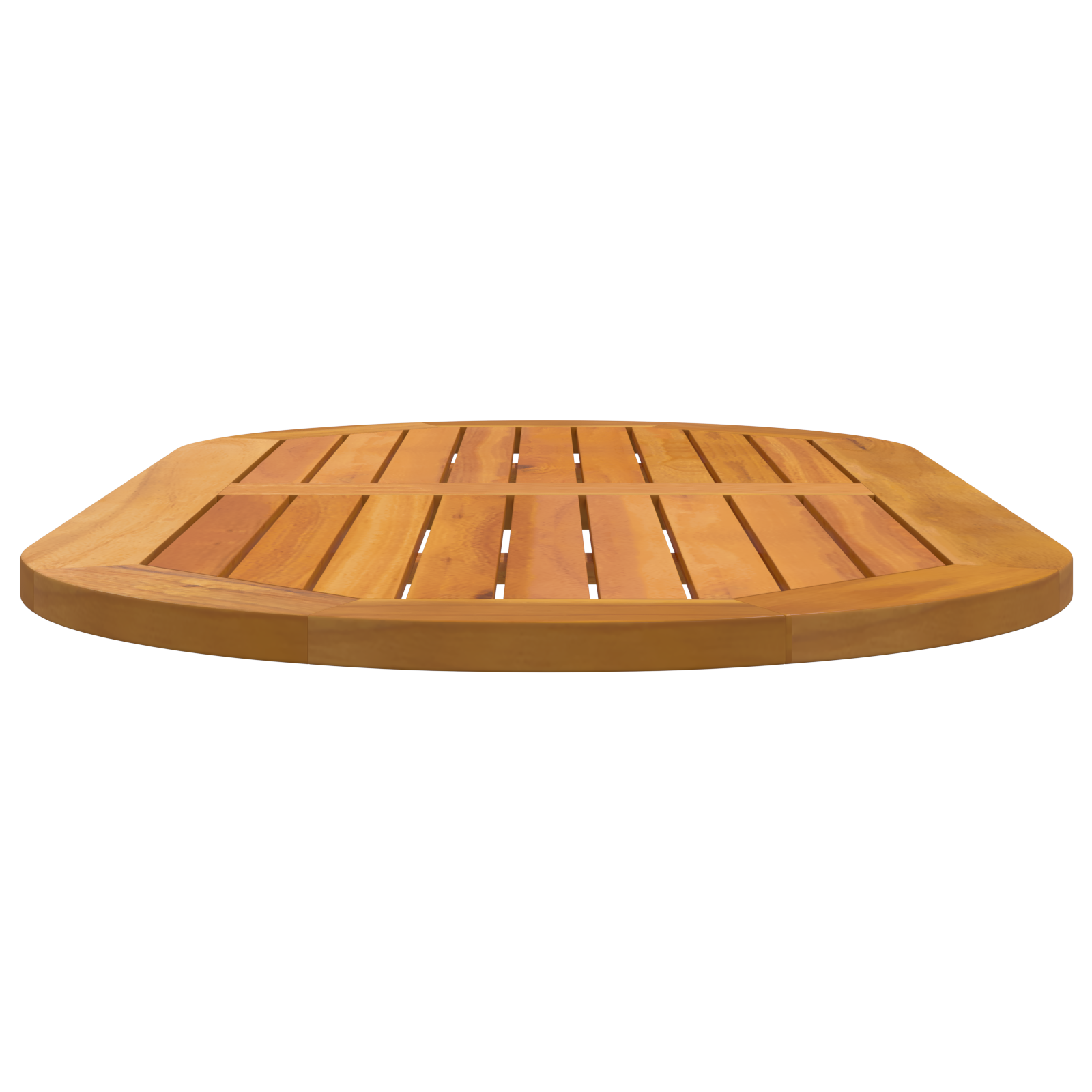 Table Top 110x55x2,2 cm Oval Solid Wood Acacia - Image 6