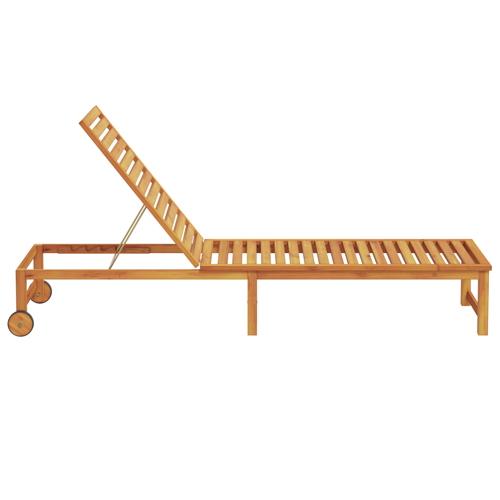 Sun Lounger Solid Wood Acacia - Image 5