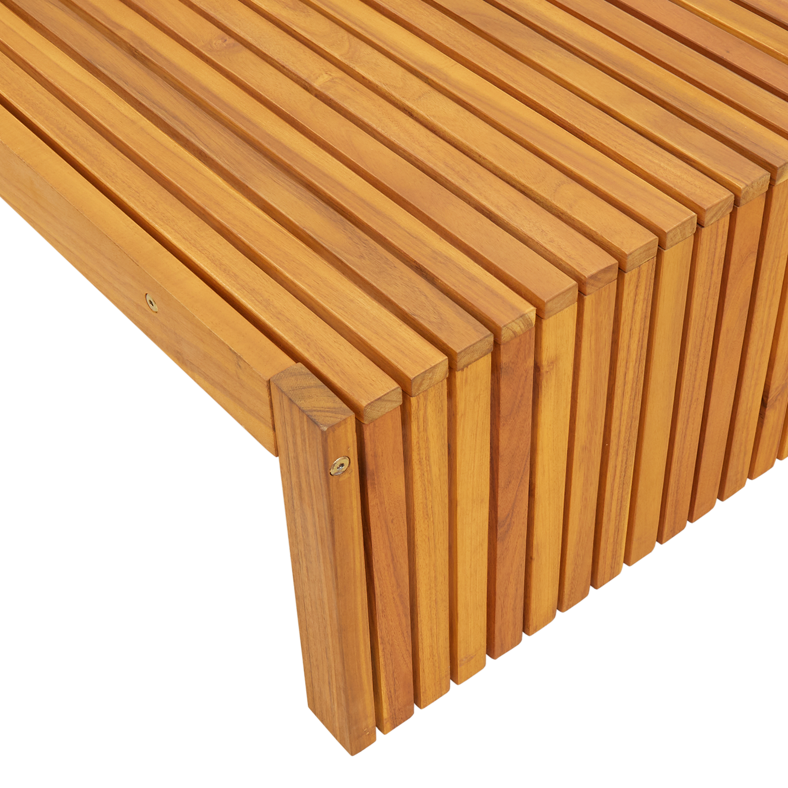 Sun Lounger 200x55x30 cm Solid Wood Acacia - Image 7