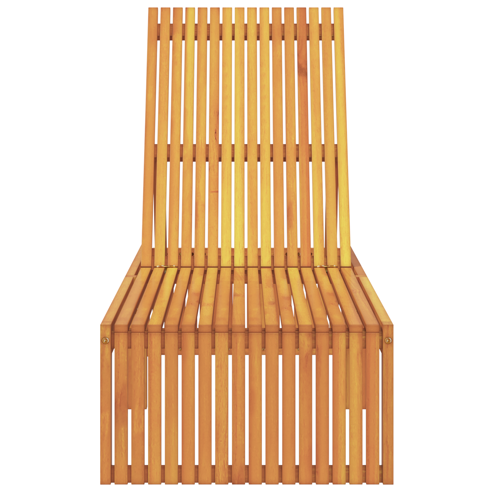 Sun Lounger 200x55x30 cm Solid Wood Acacia - Image 4