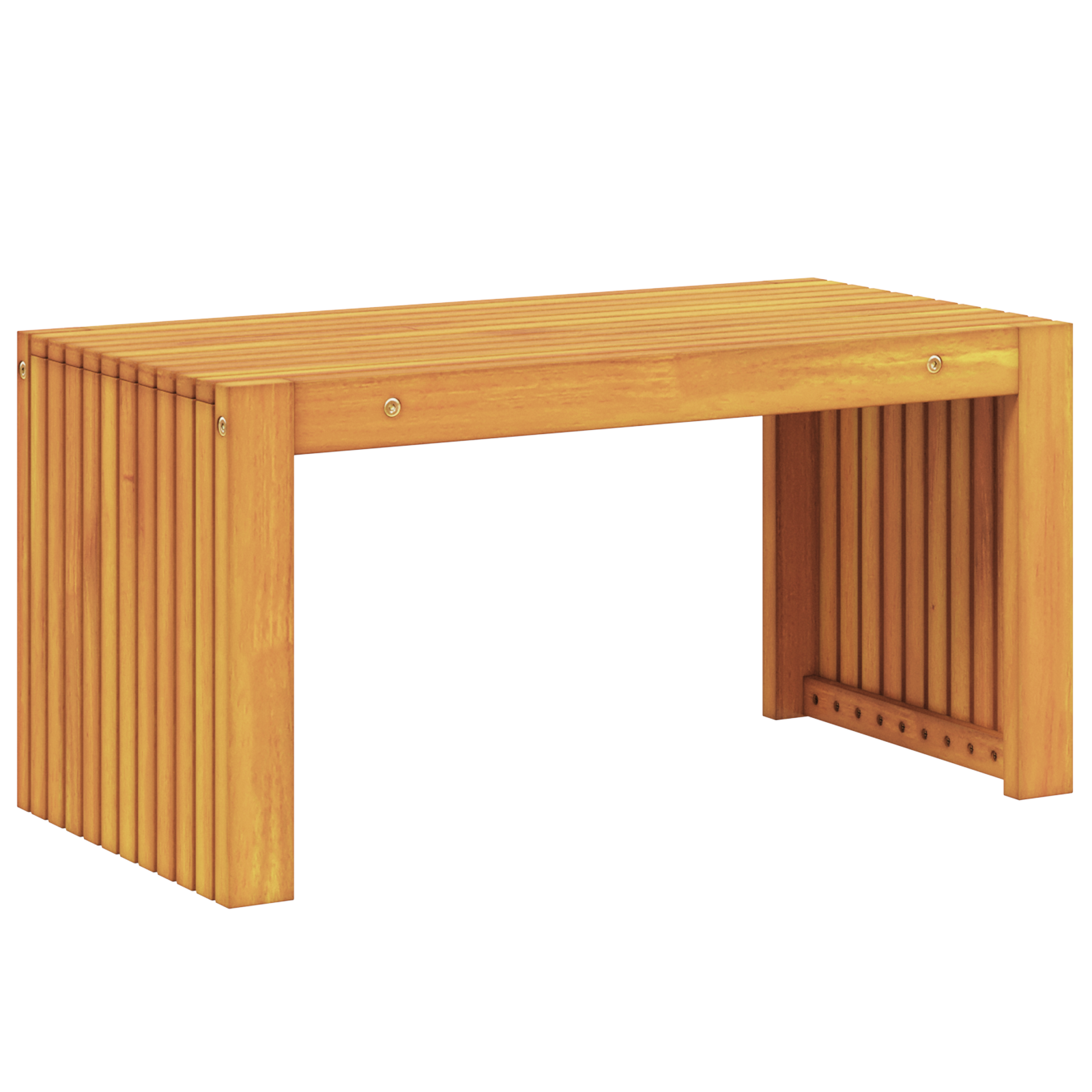 Garden Coffee Table 70x35x35 cm Solid Wood Acacia - Image 2