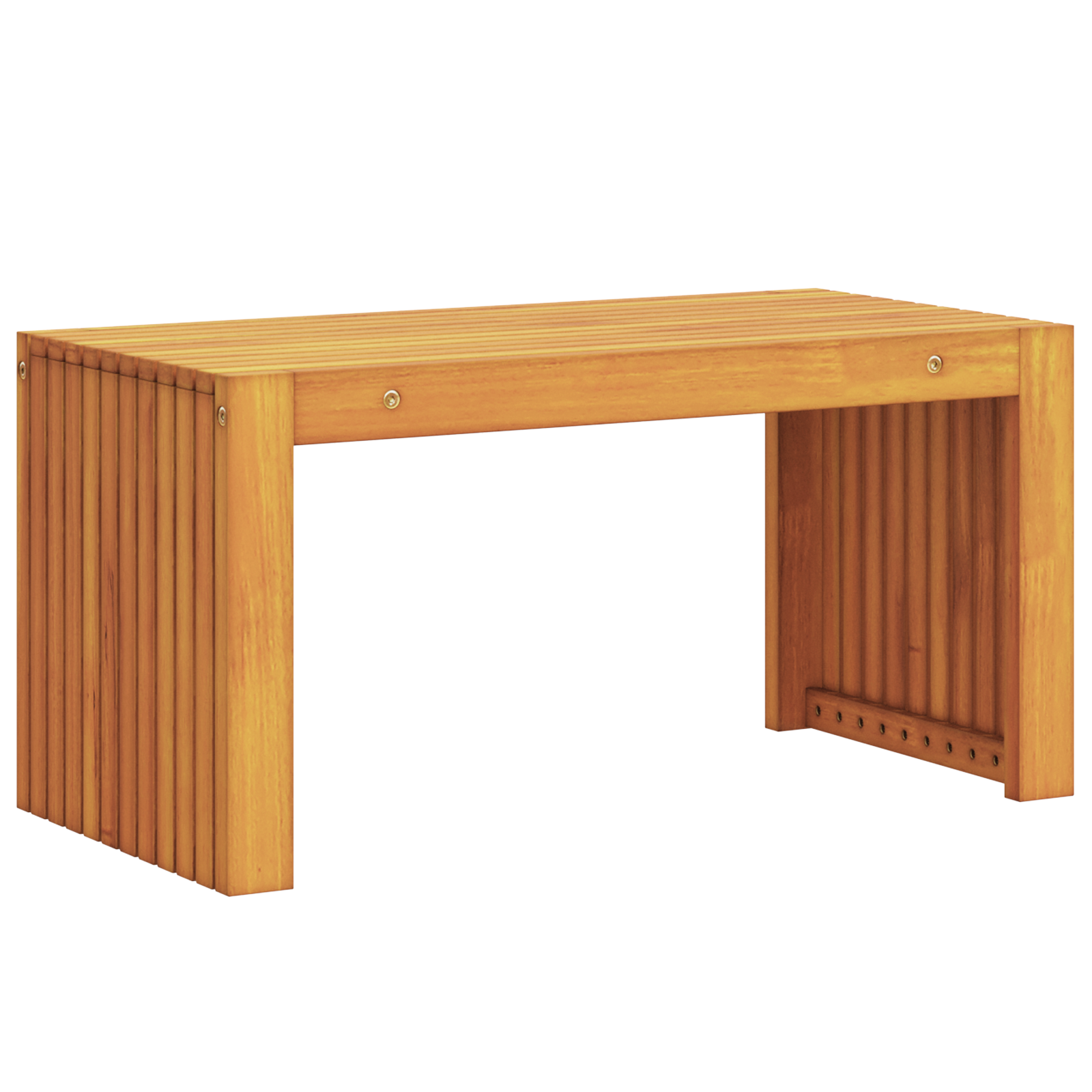 Garden Coffee Table 70x35x35 cm Solid Wood Acacia - Image 6