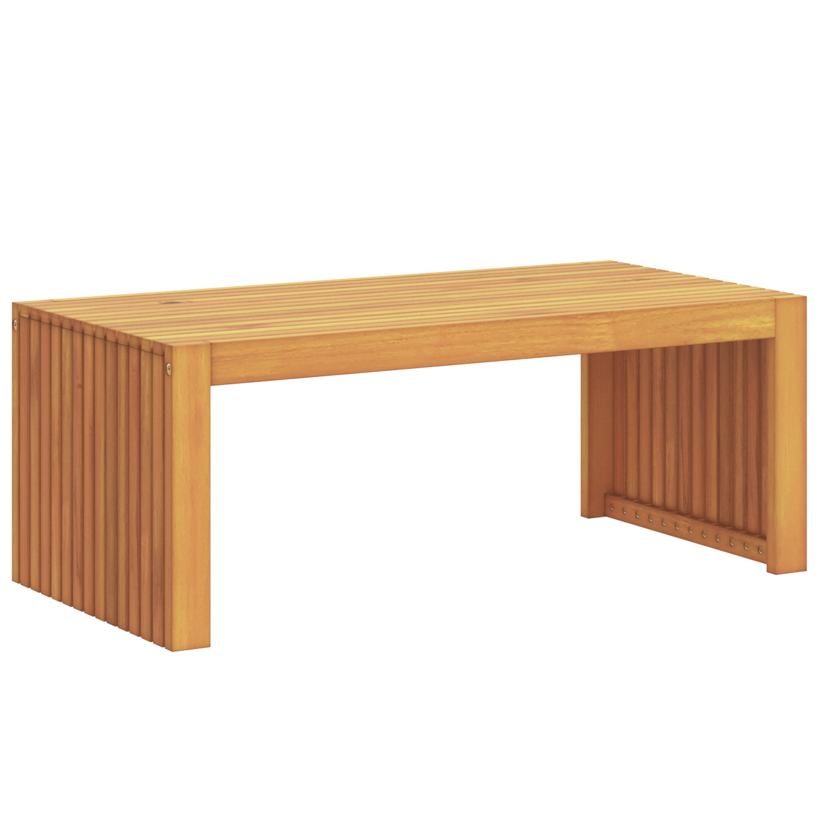 Garden Coffee Table 90x45x35 cm Solid Wood Acacia - Image 2