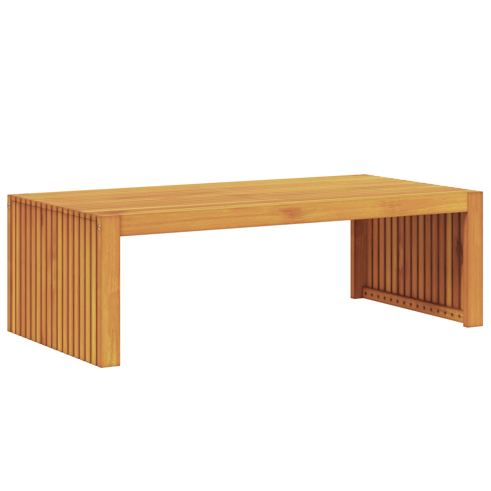 Garden Coffee Table 110x55x35 cm Solid Wood Acacia - Image 2