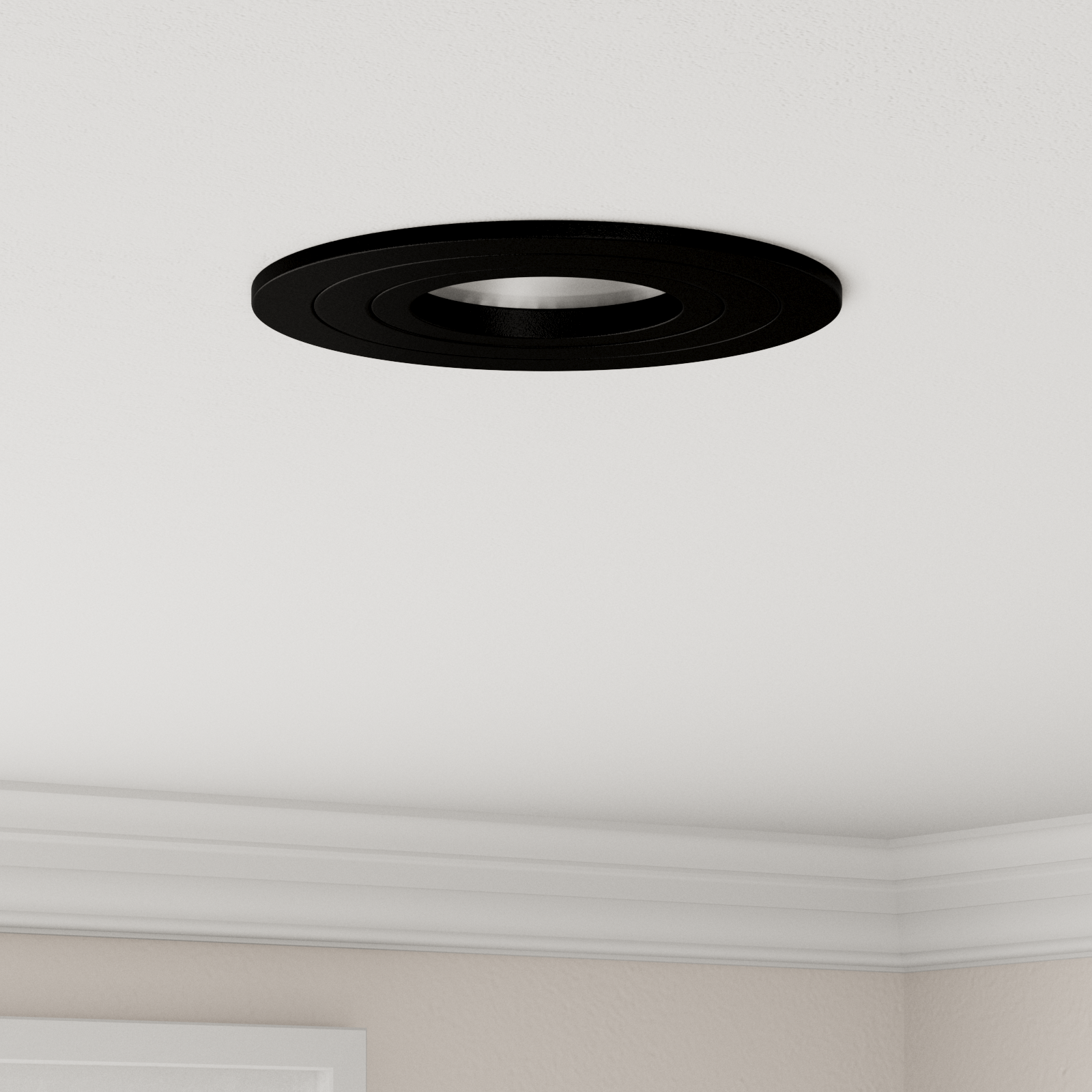 Ingebouwde Spotlights 24 stuks Rond GU10 Zwart Ø91 mm