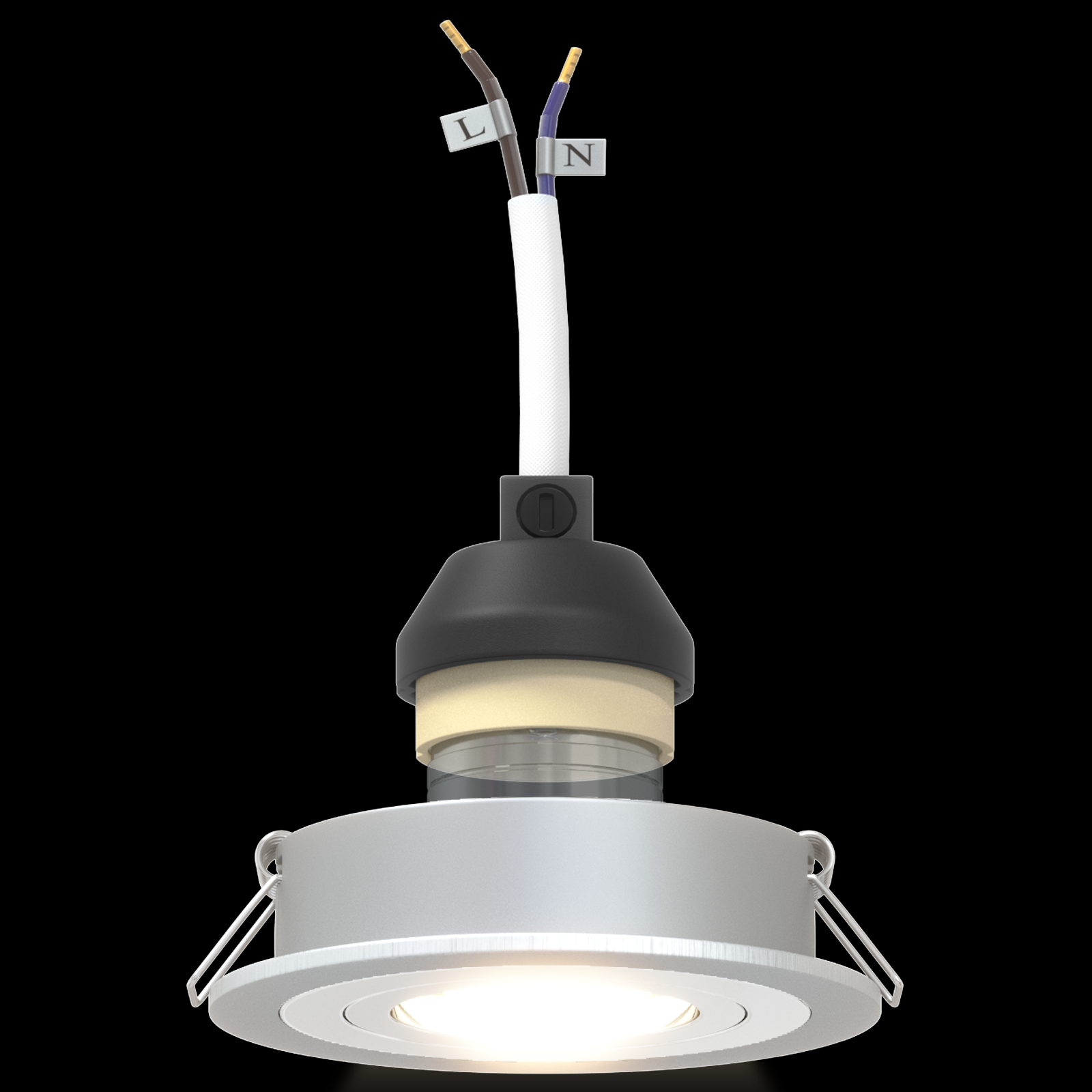 Recessed Spotlights 6 pcs Round GU10 Silver Ø91 mm - Image 10