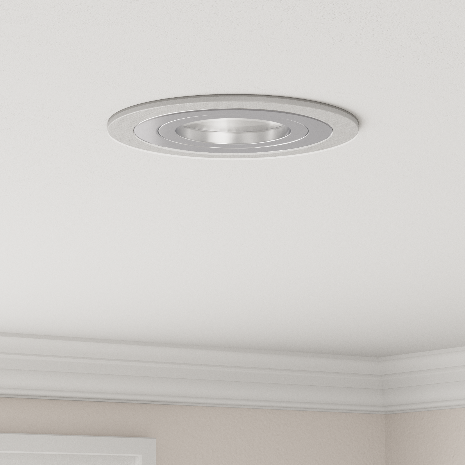 ingebouwde spotlights 6 stuks ronde GU10 zilver Ø91 mm