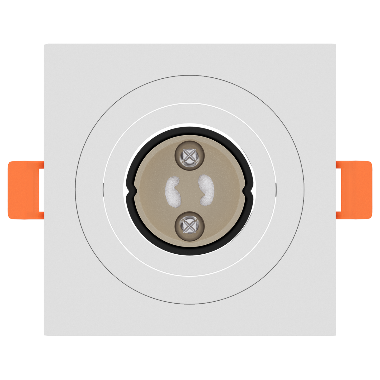 Recessed Spotlights 6 pcs Square GU10 White 91x91 mm - Image 5