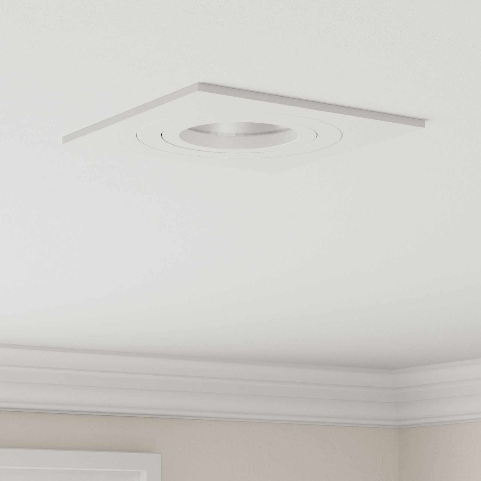 Ingebouwde Spotlights 12 stuks Vierkant GU10 Wit 91×91 mm