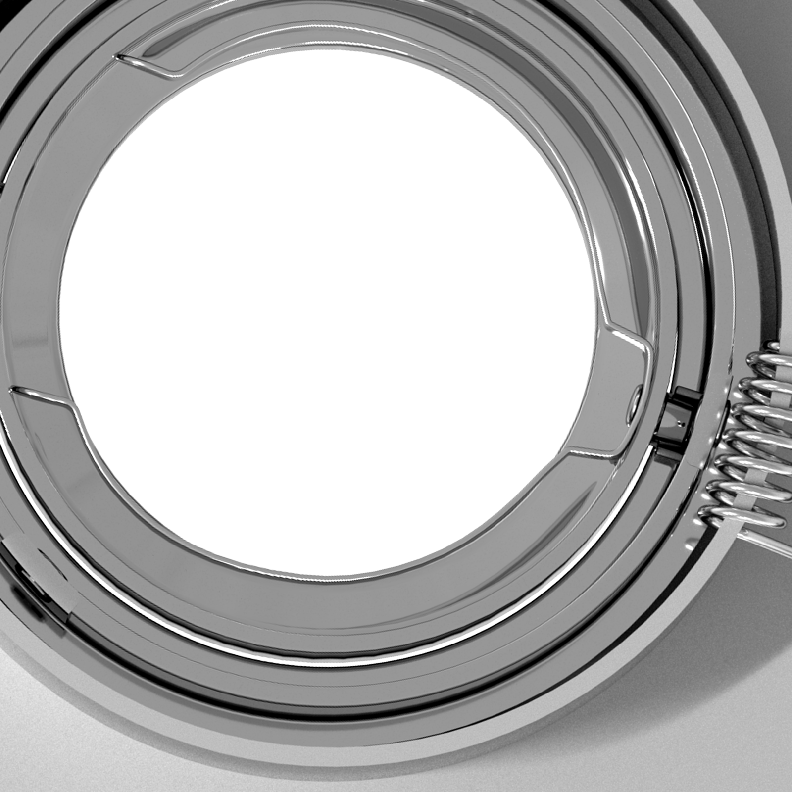 Recessed Spotlights 6 pcs Square GU10 Silver 91x91 mm - Image 8