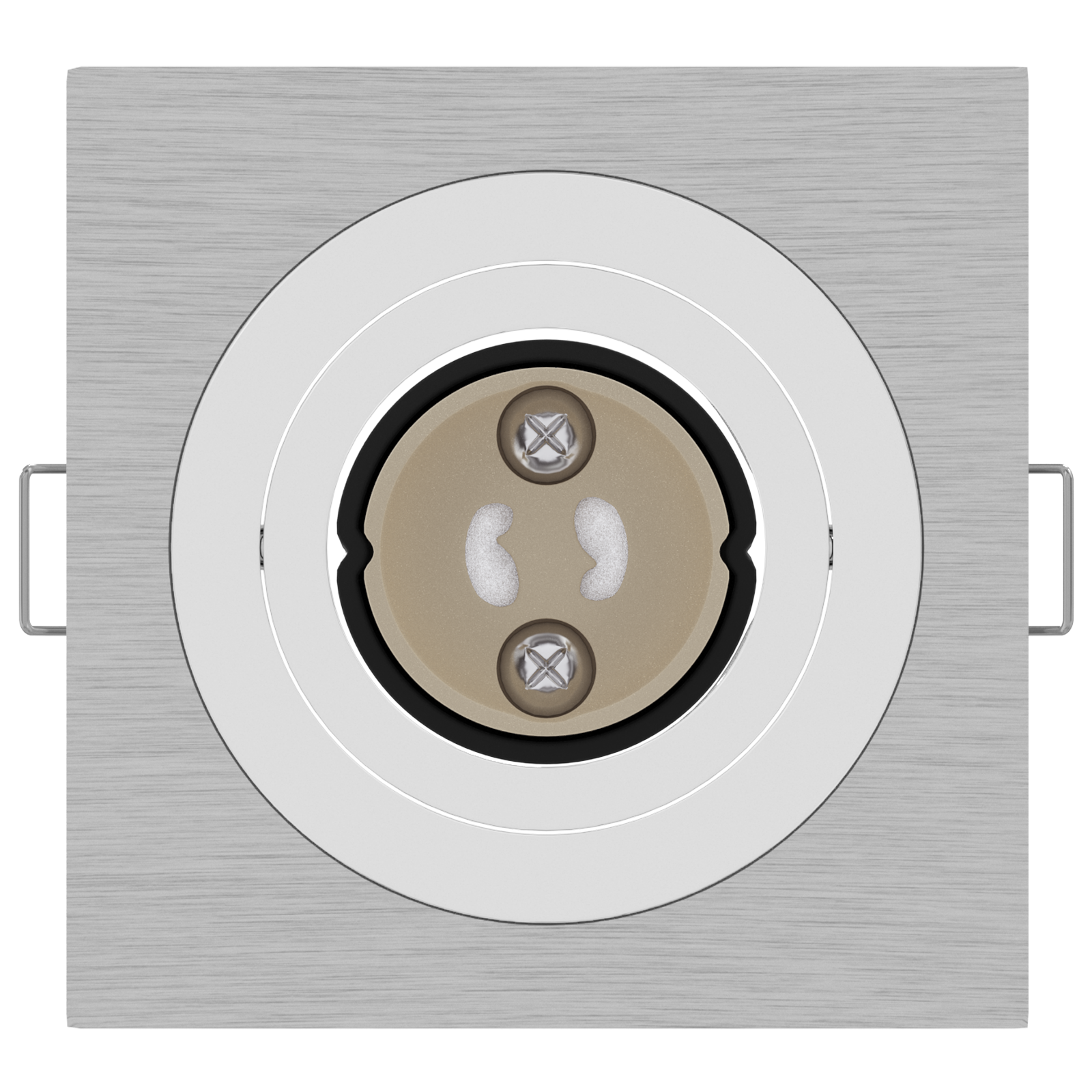 Recessed Spotlights 12 pcs Square GU10 Silver 91x91 mm - Image 5