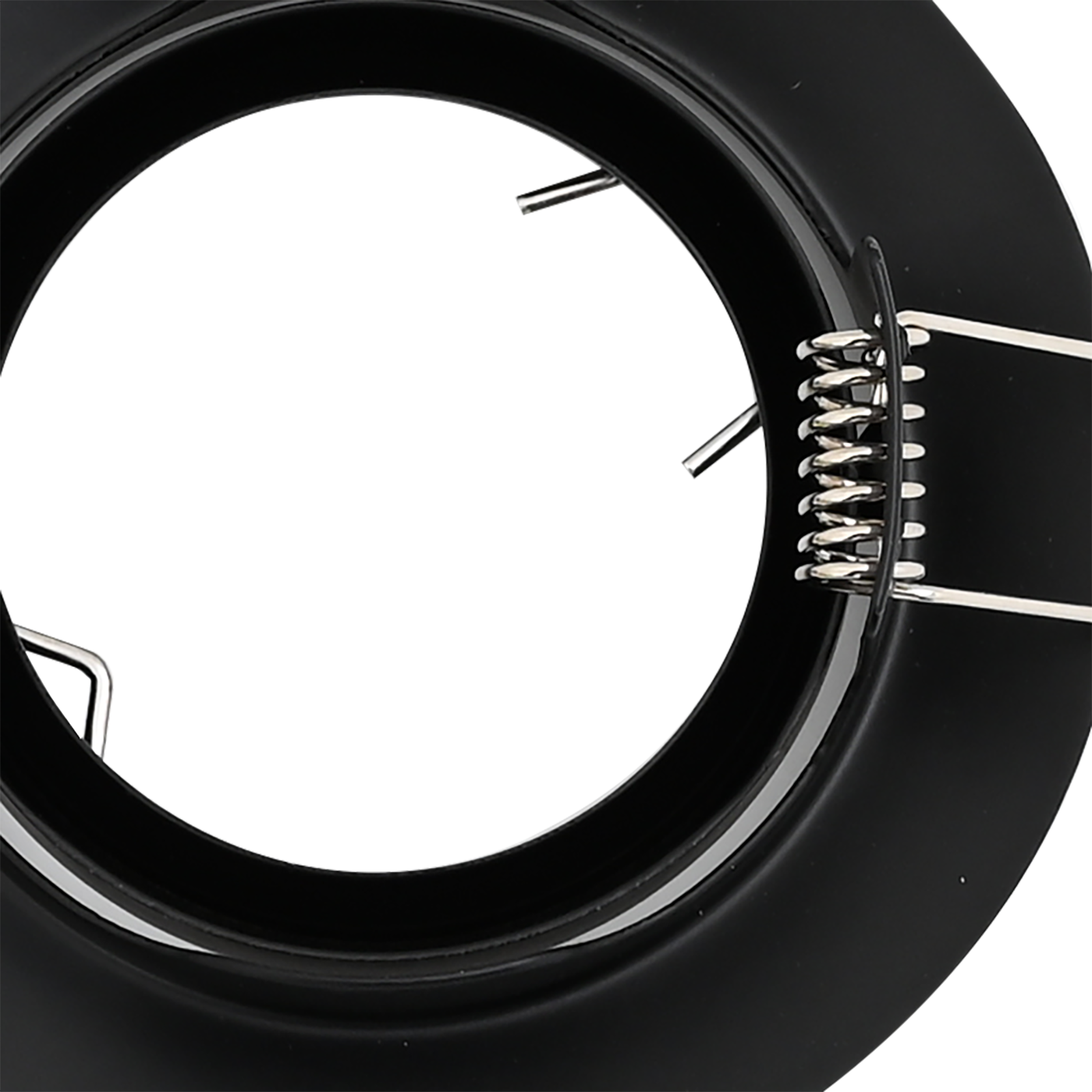 Lamps Set of 6 Black Plastic 9 cm Modern Recessed Lighting - Image 8