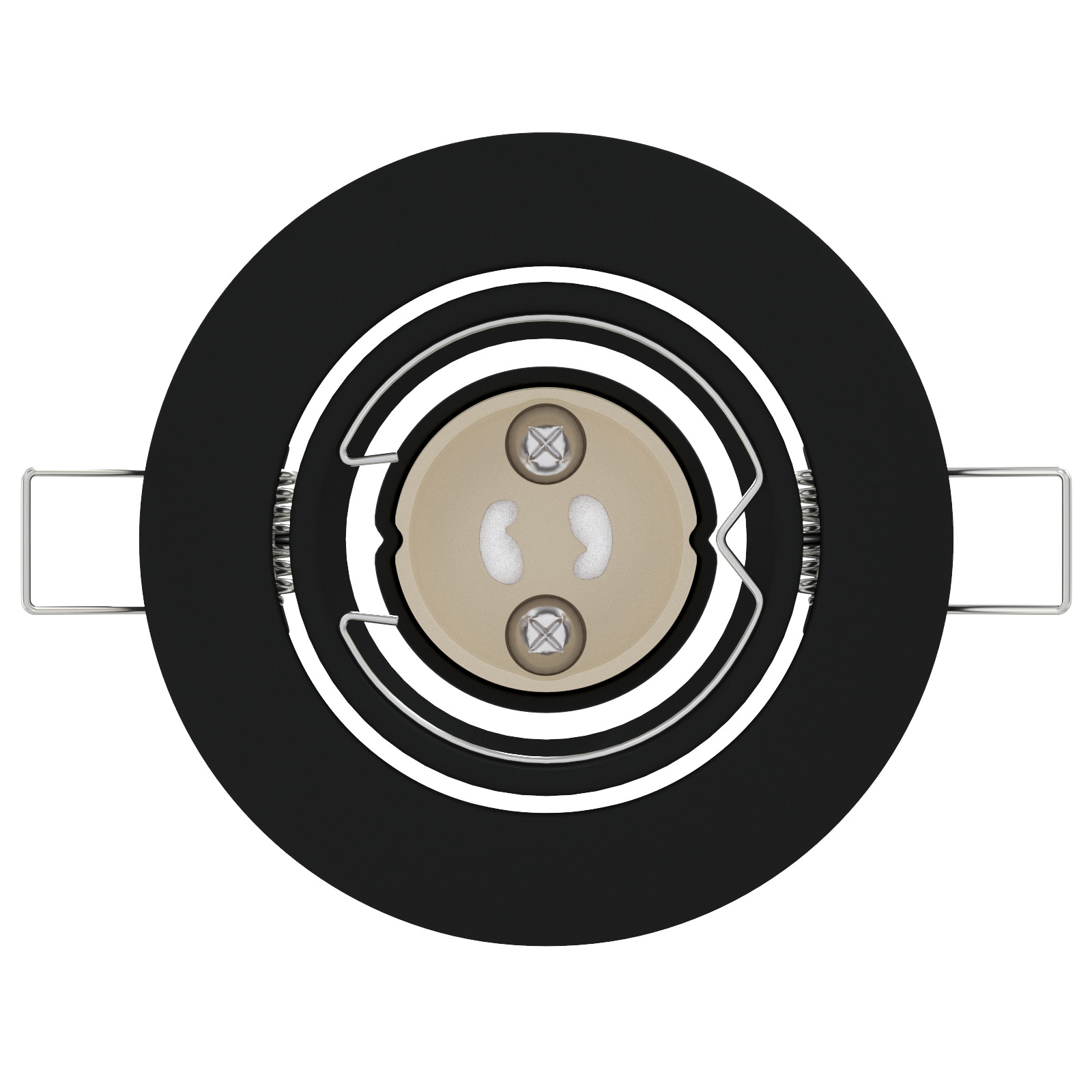 Lamps Set of 6 Black Plastic 9 cm Modern Recessed Lighting - Image 5