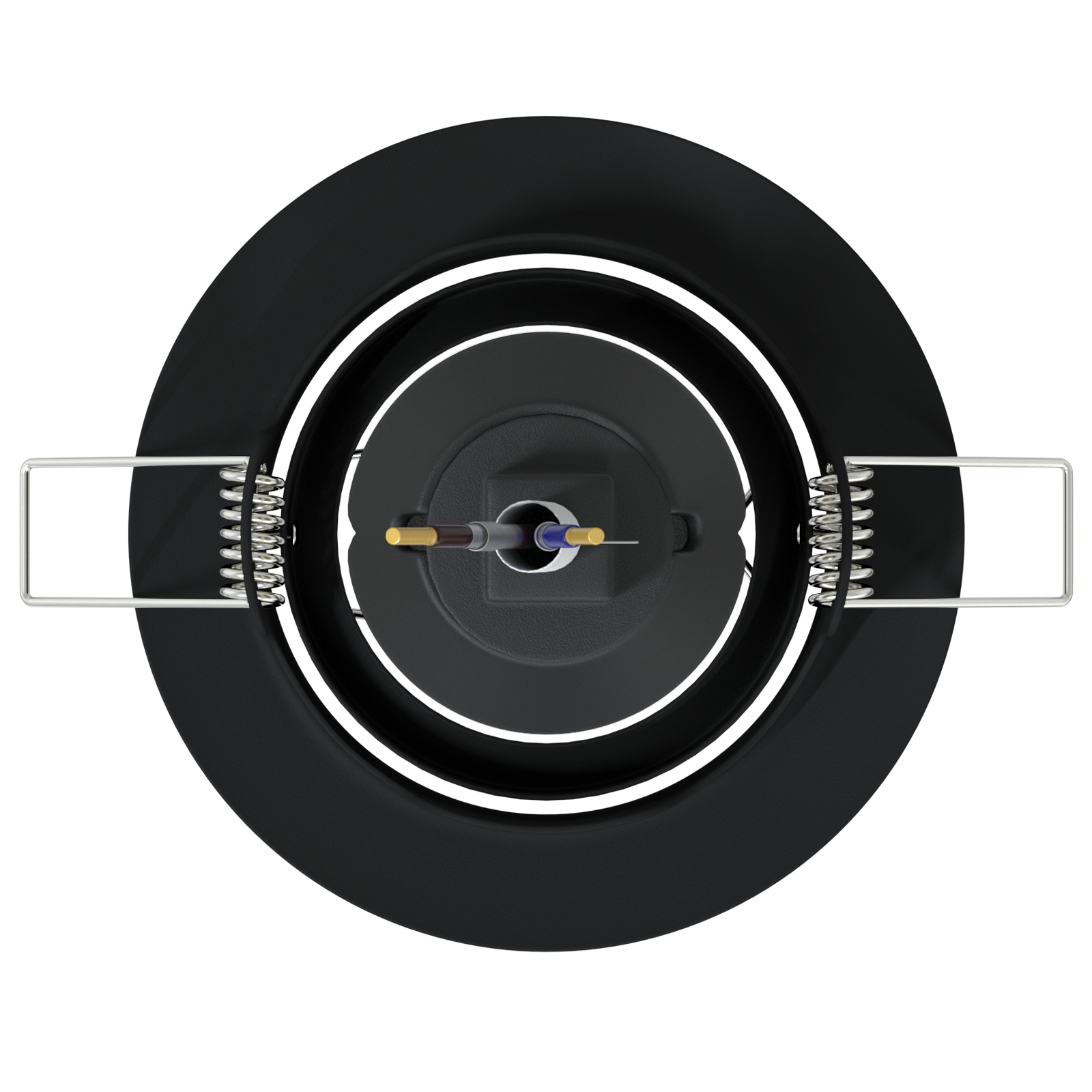 Lamps Set of 24 Black Plastic 9 cm Modern Recessed Lighting - Image 6