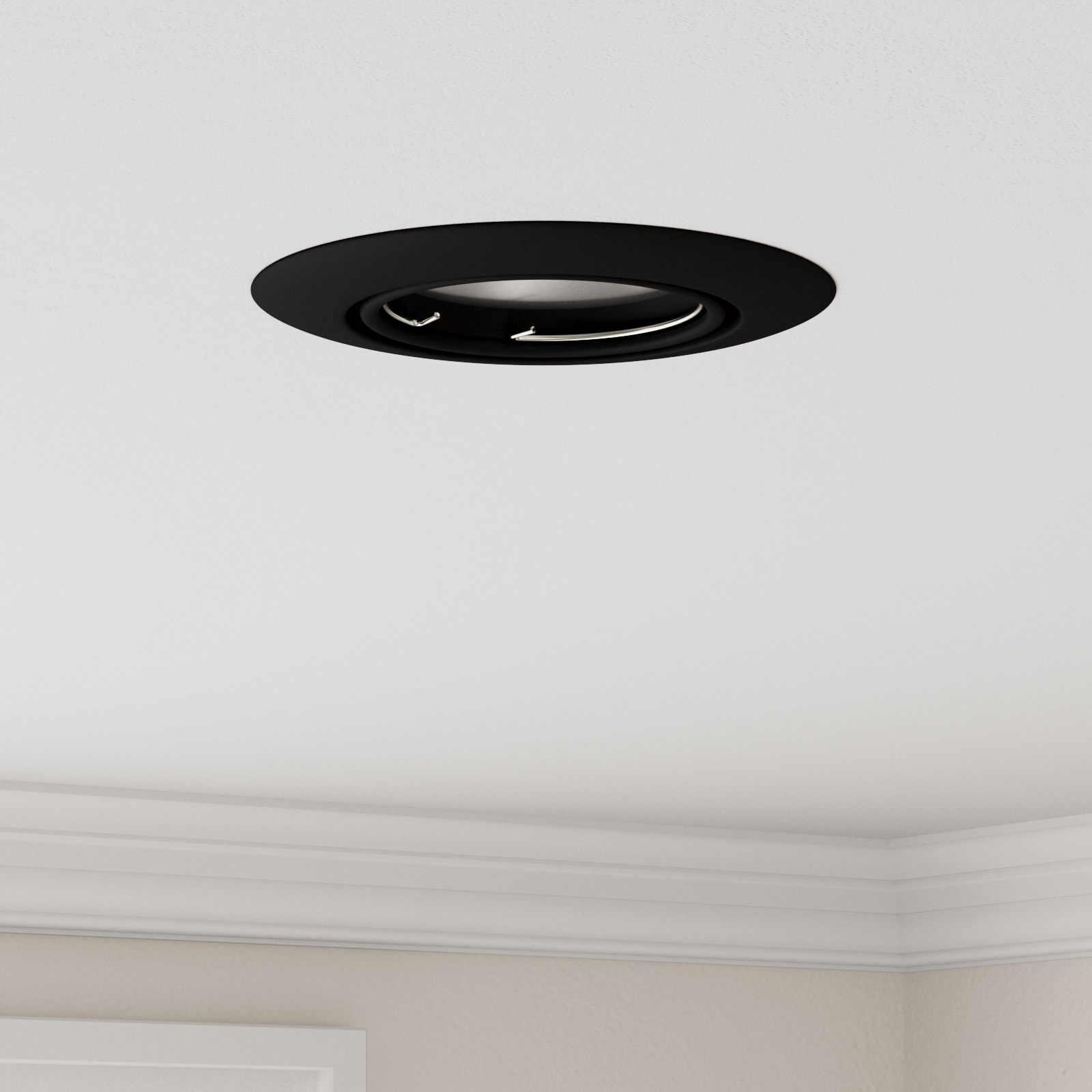 Recessed Spotlights 24 pcs Round GU10 Black Ø90 mm Steel