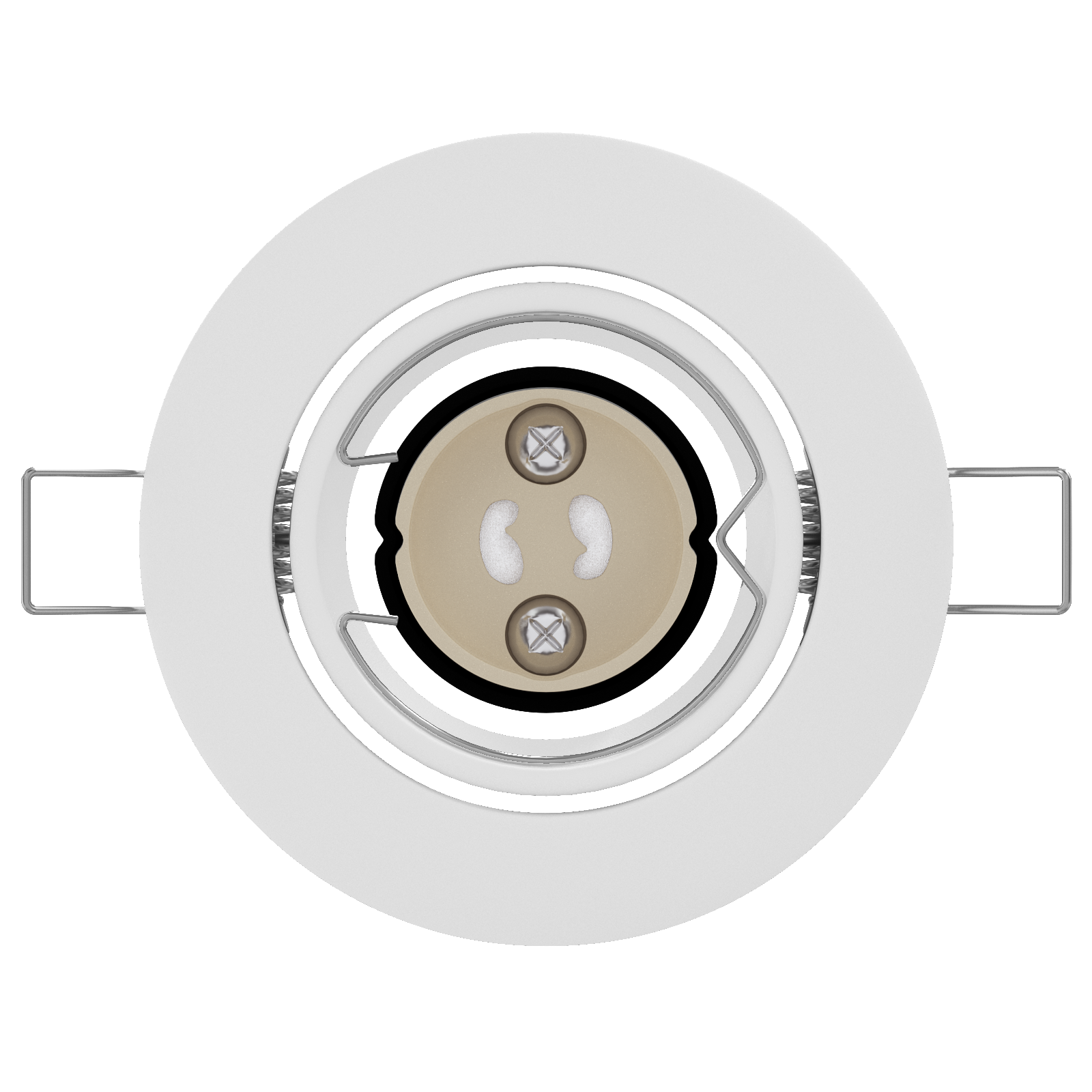 Recessed Spotlights 12 pcs Round GU10 White Ø90 mm Steel - Image 5