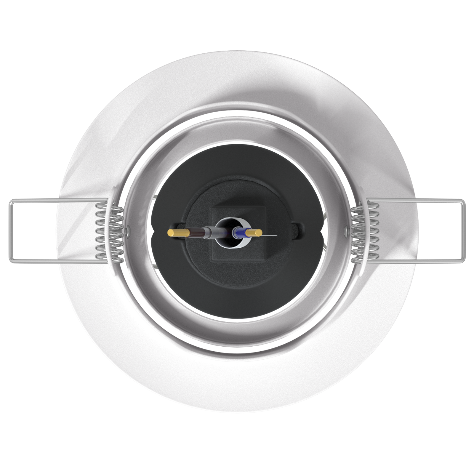 Recessed Spotlights 12 pcs Round GU10 White Ø90 mm Steel - Image 6