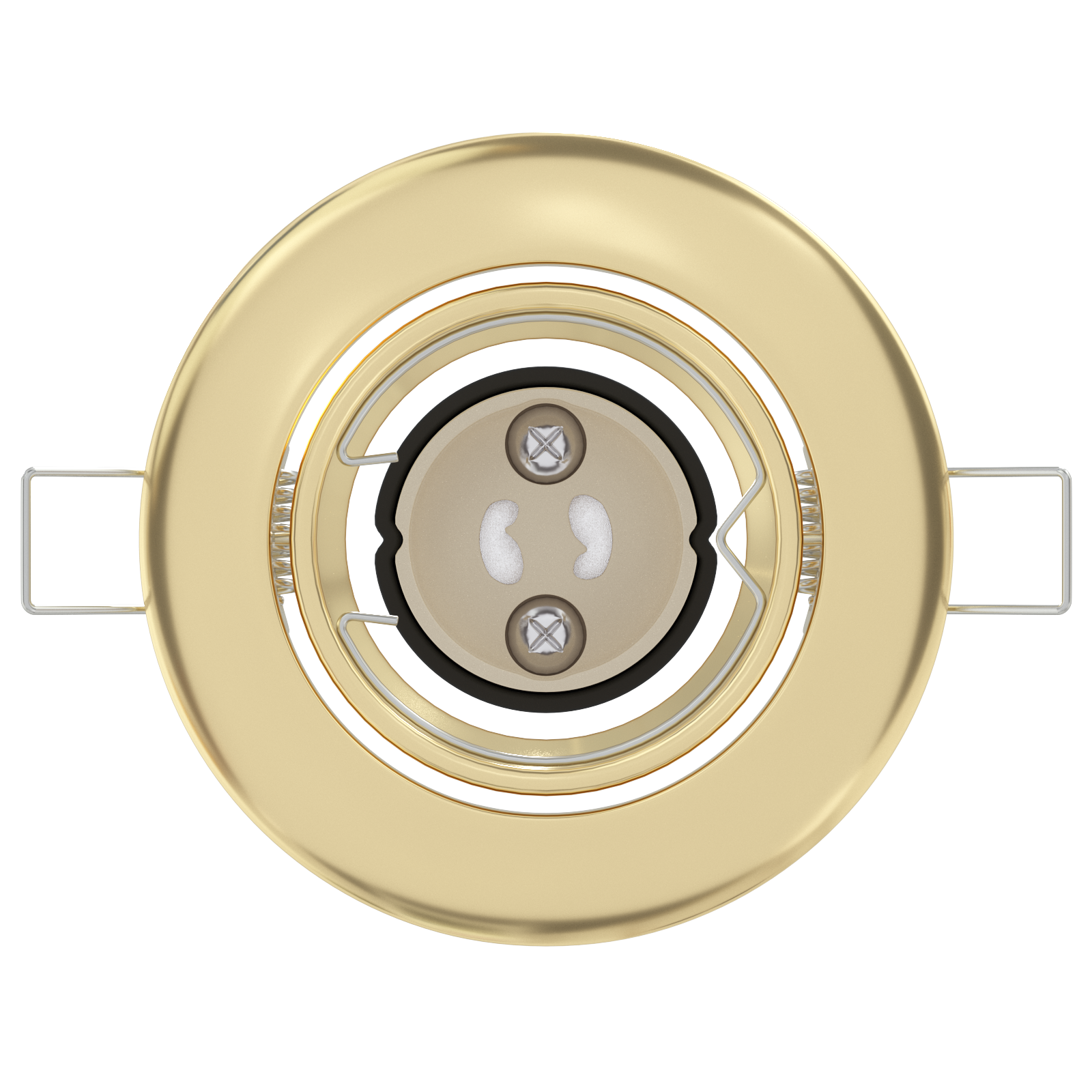 Recessed Spotlights 6 pcs Round GU10 Gold Ø90 mm Steel - Image 5