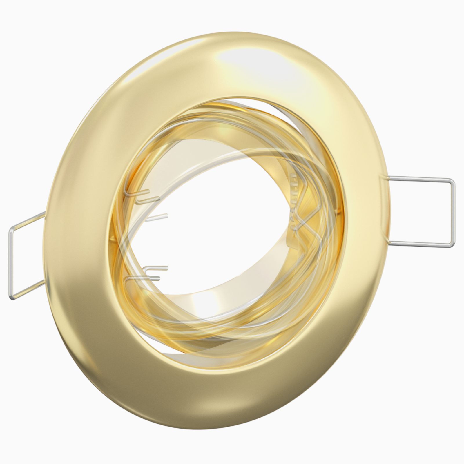 Recessed Spotlights 24 pcs Round GU10 Gold Ø90 mm Steel - Image 11