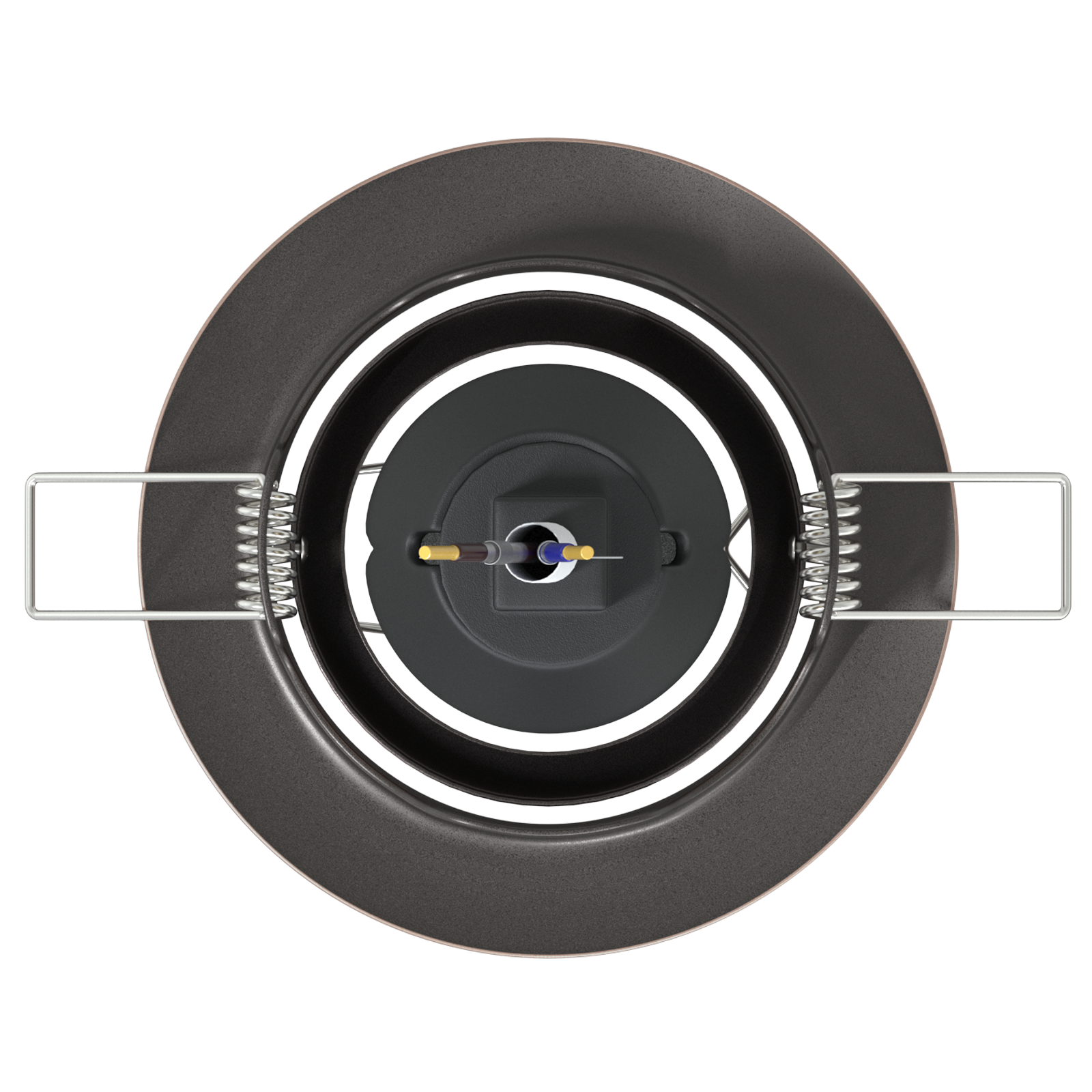 Recessed Spotlights 6 pcs Round GU10 Copper Ø90 mm Steel - Image 6