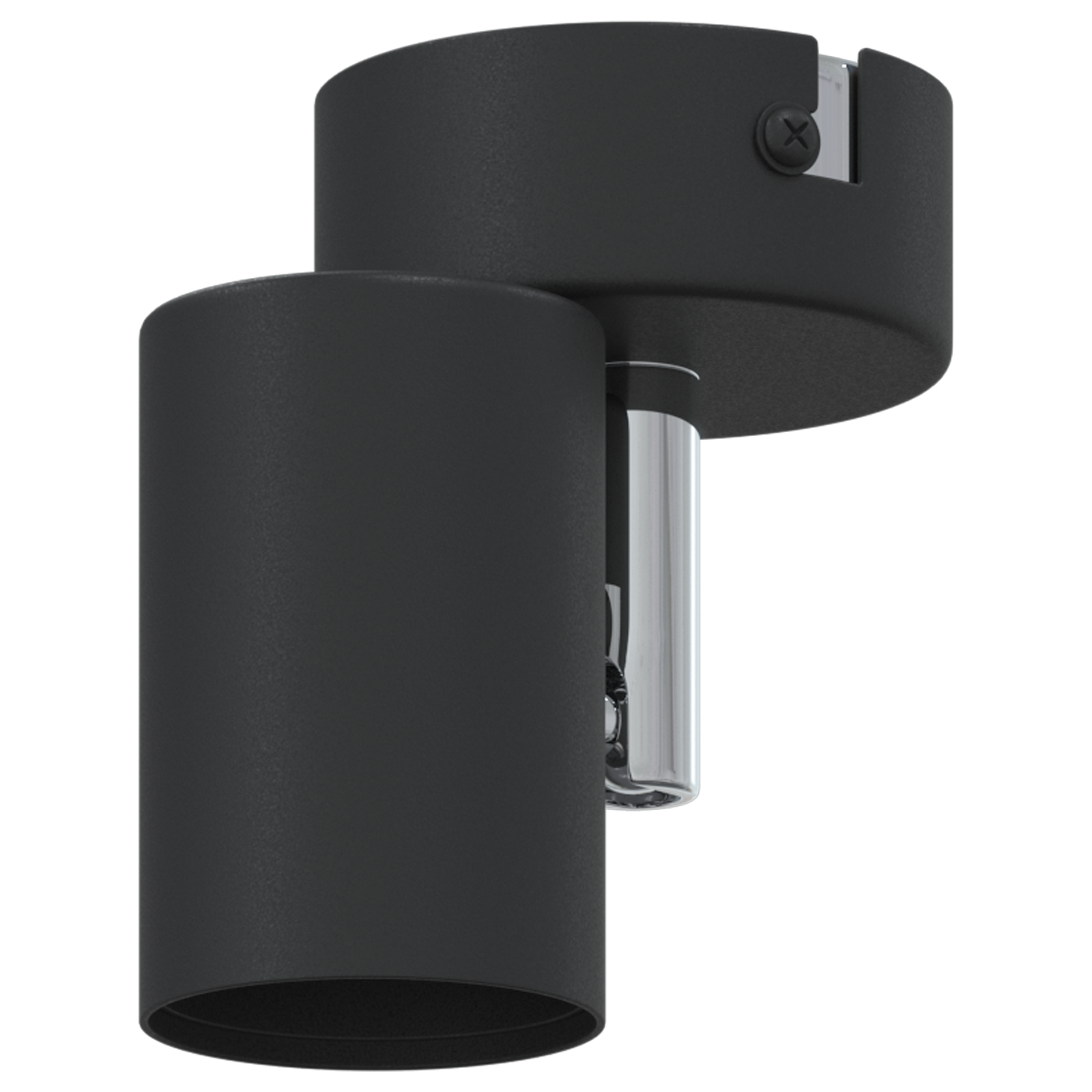Ceiling Spotlight 1 Way Adjustable Black E27 - Image 4