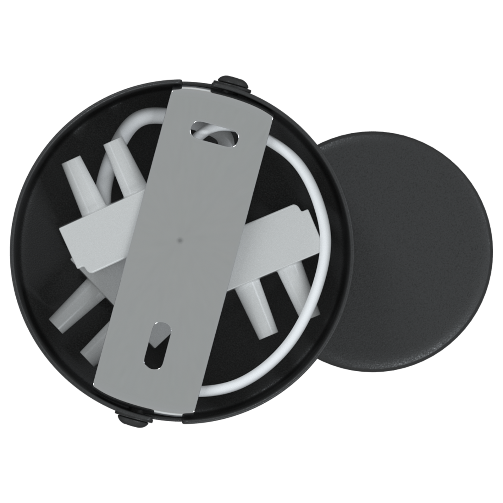 Ceiling Spotlight 1 Way Adjustable Black E27 - Image 7