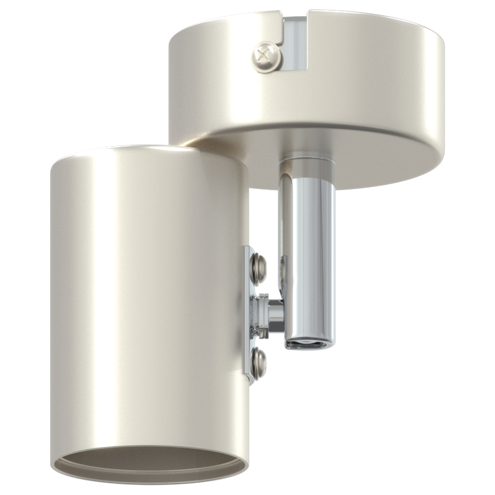 Ceiling Spotlight 1 Way Adjustable Brushed Nickel E27 - Image 5