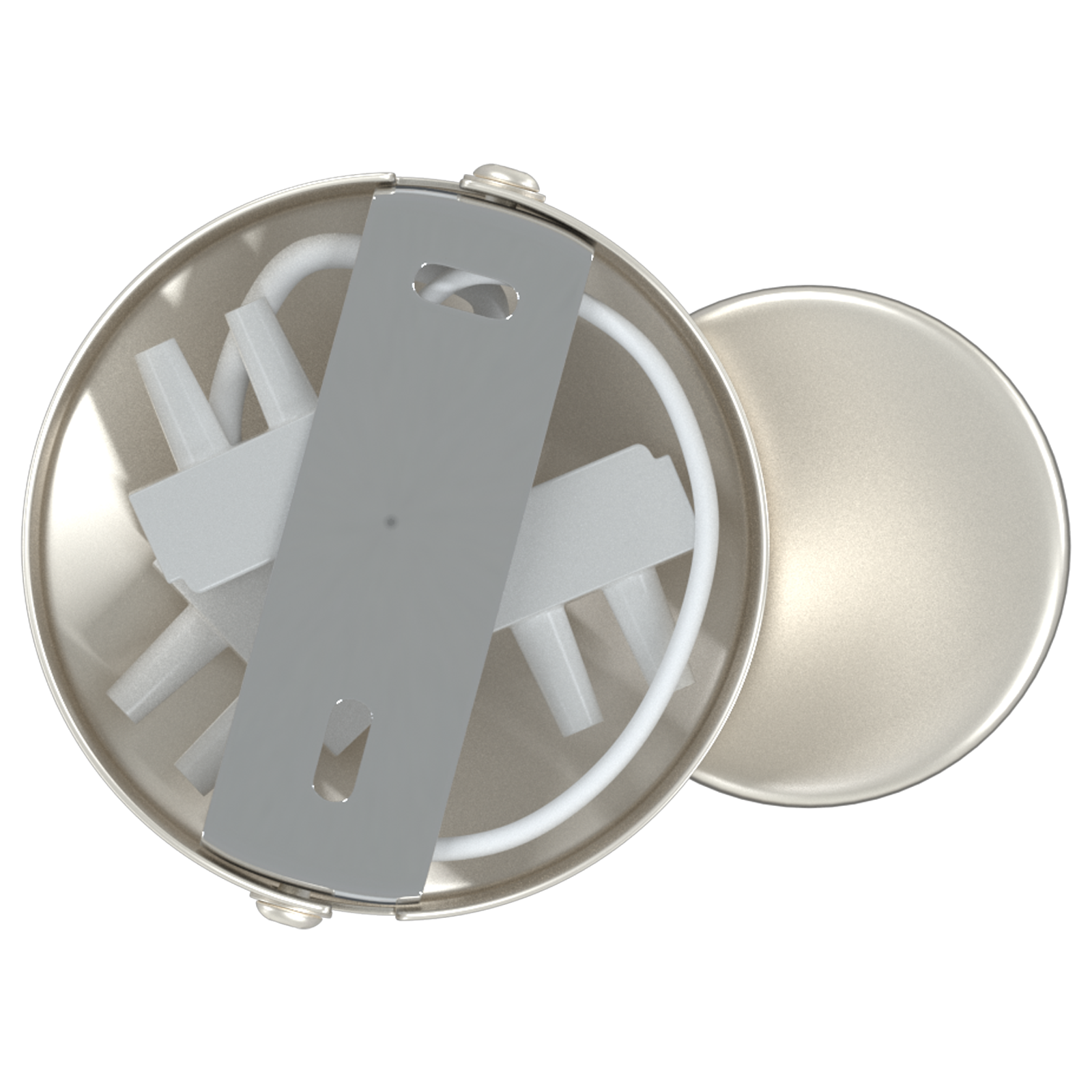 Ceiling Spotlight 1 Way Adjustable Brushed Nickel E27 - Image 7