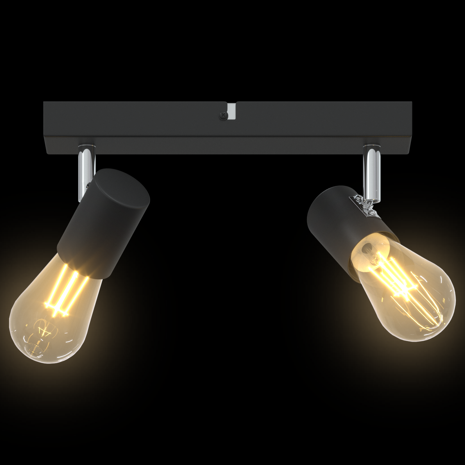 Ceiling Spotlight 2 Way Adjustable Black E27 - Image 11