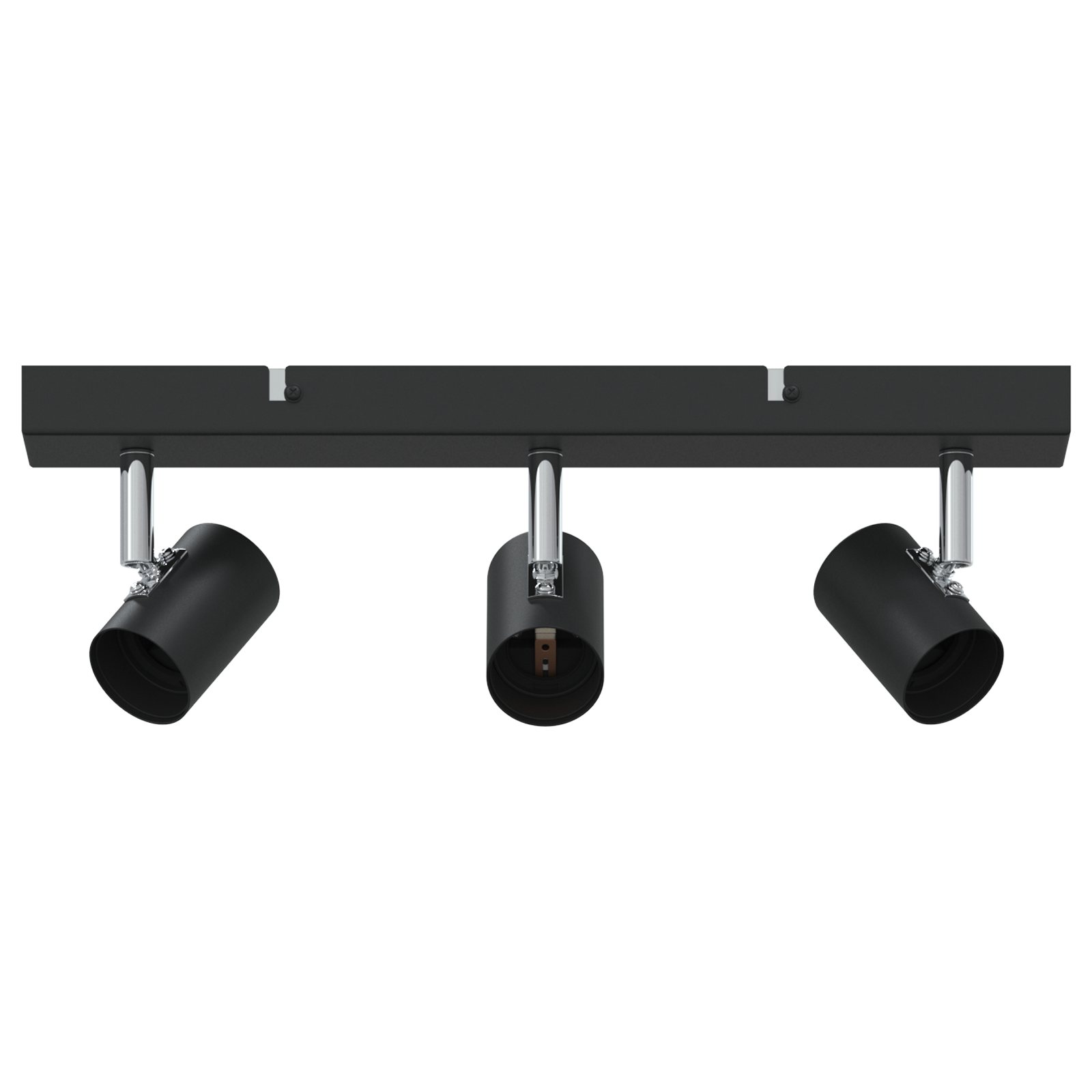 Ceiling Spotlight 3 Way Adjustable Black E27 - Image 2