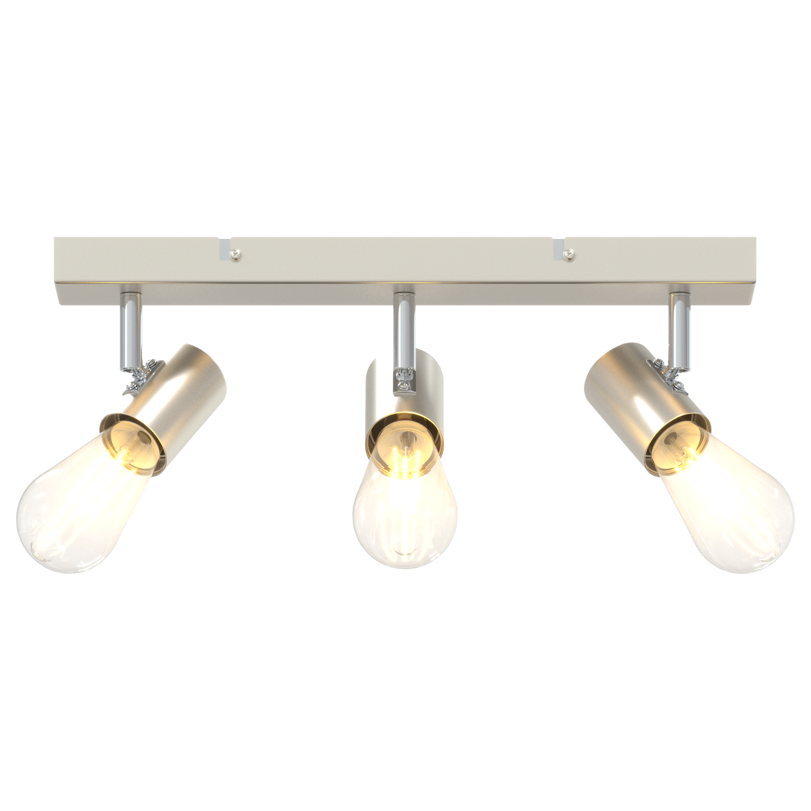 Ceiling Spotlight 3 Way Adjustable Brushed Nickel E27 - Image 10