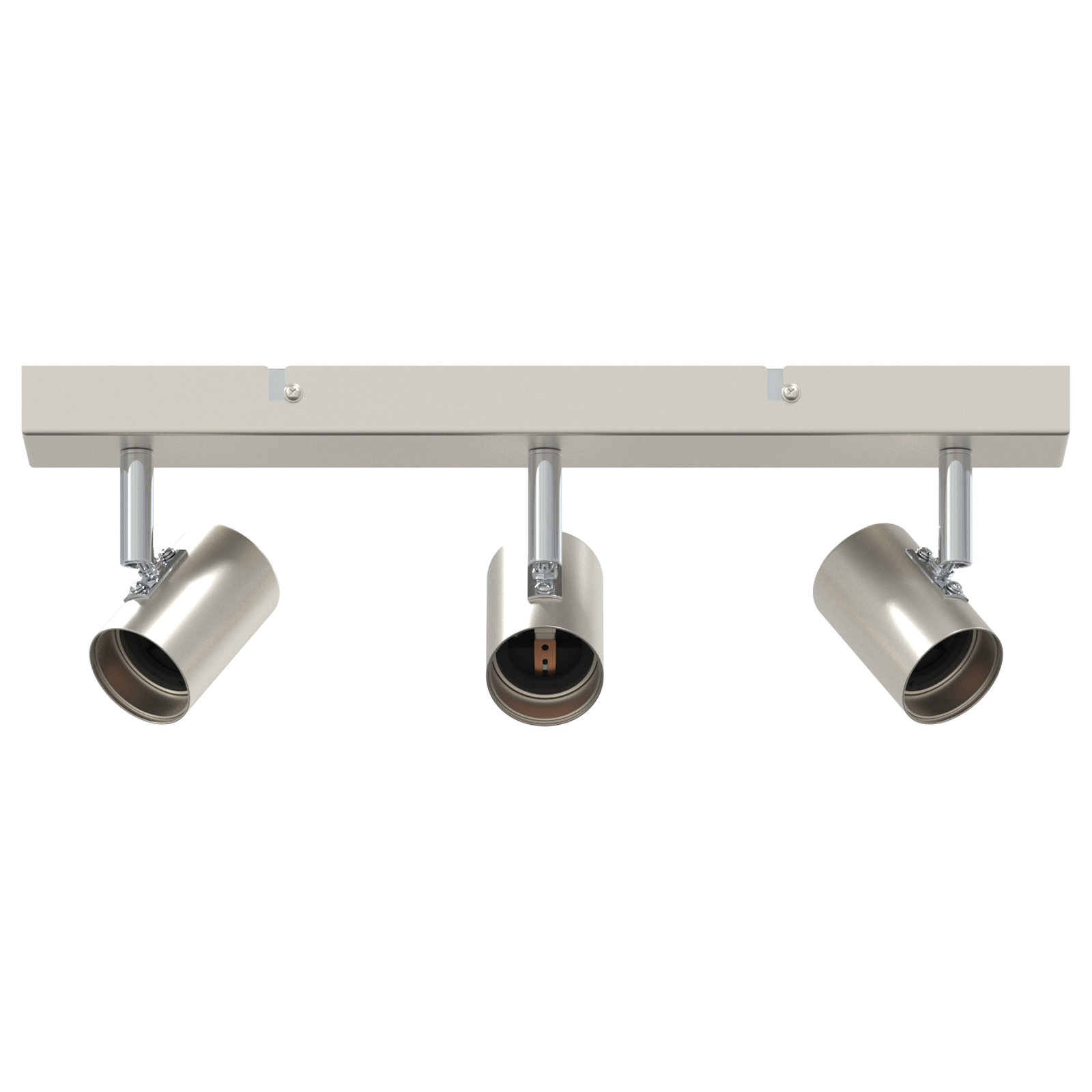 Ceiling Spotlight 3 Way Adjustable Brushed Nickel E27 - Image 2