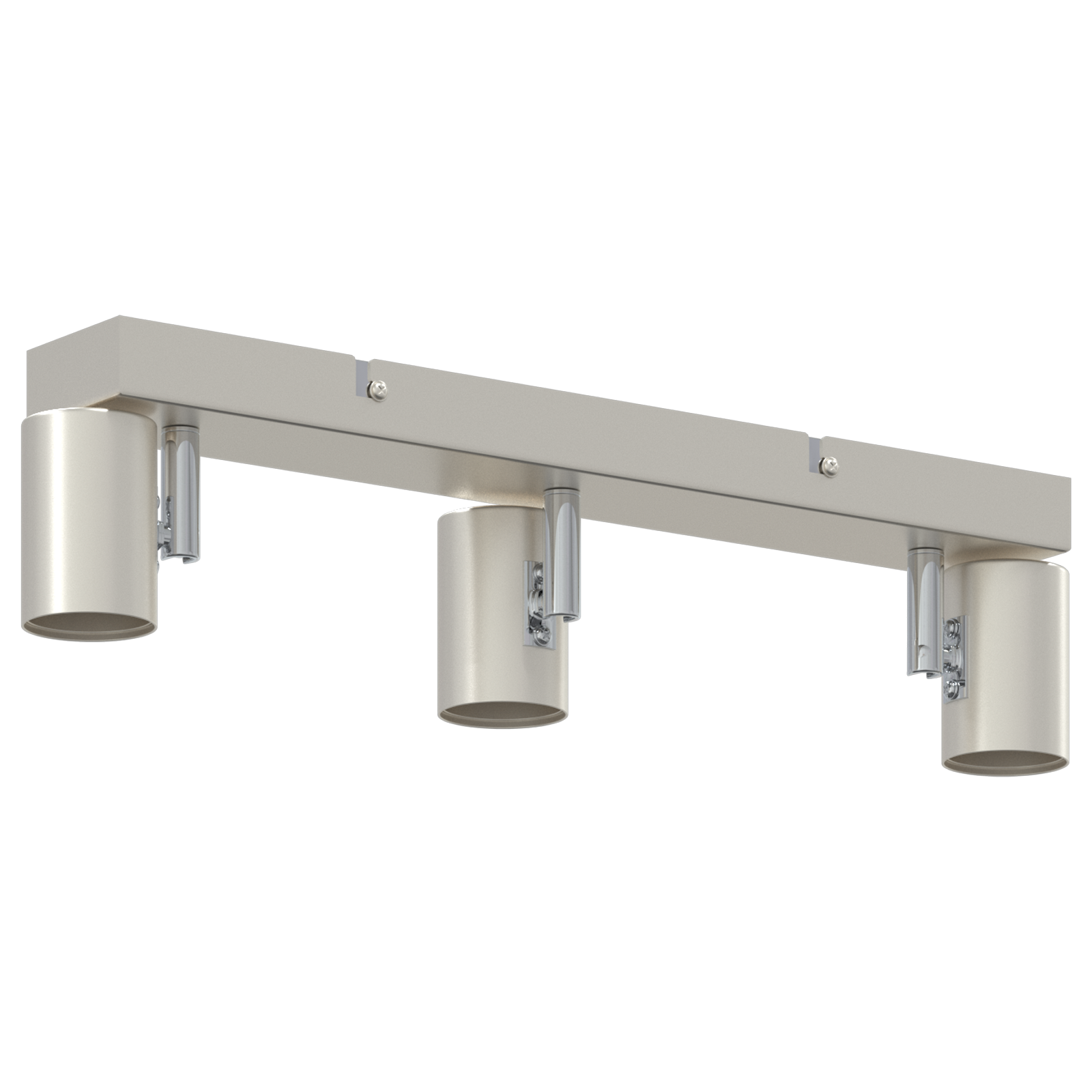 Ceiling Spotlight 3 Way Adjustable Brushed Nickel E27 - Image 4
