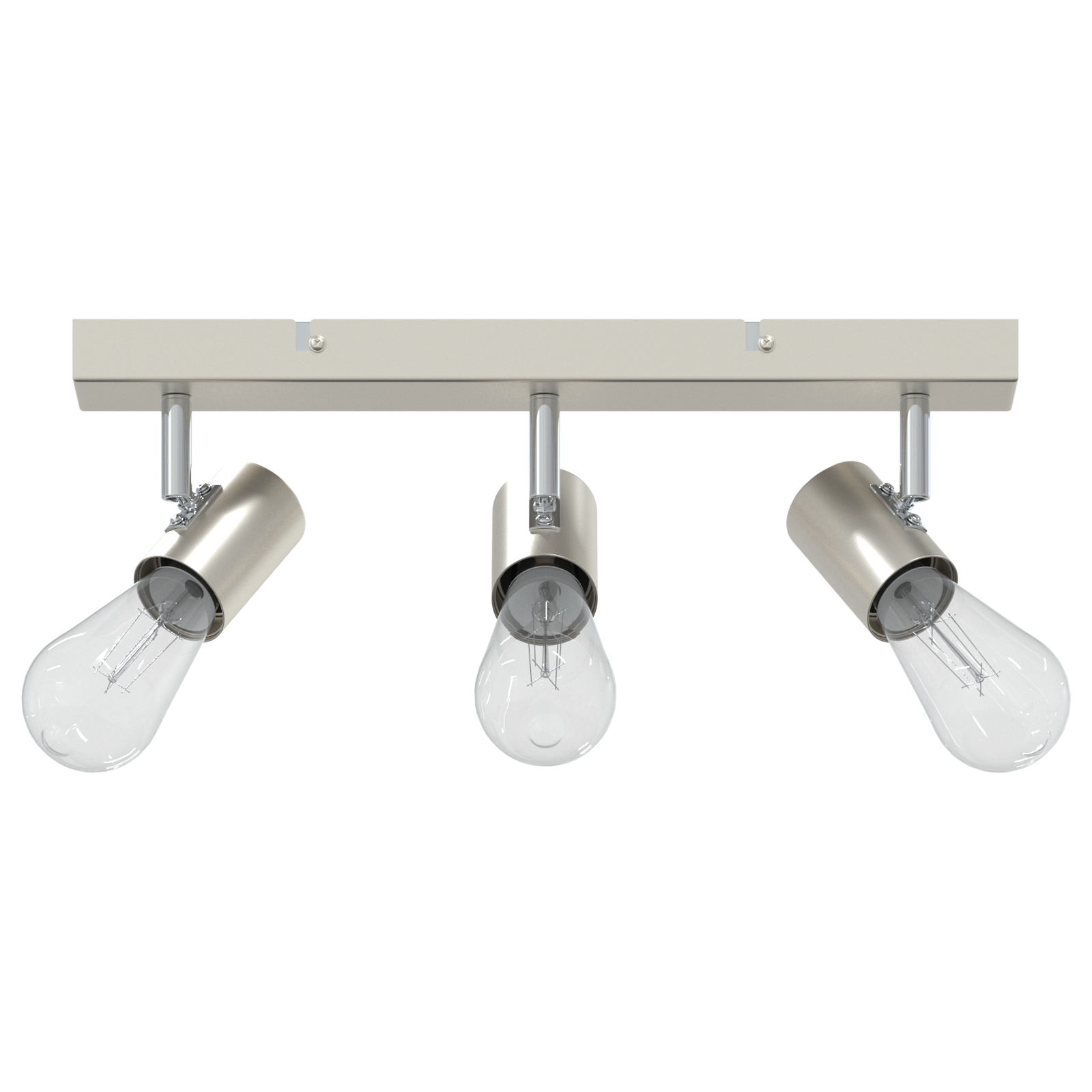 Ceiling Spotlight 3 Way Adjustable Brushed Nickel E27 - Image 3