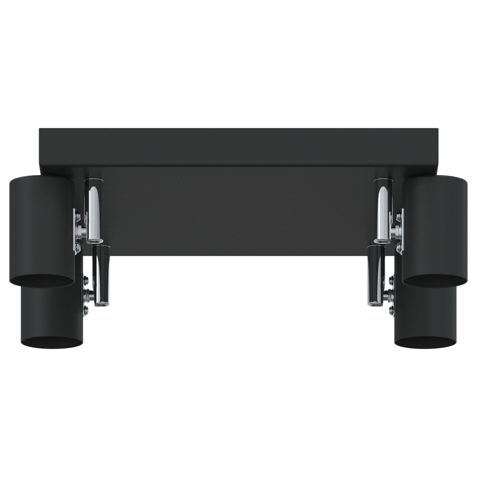 Ceiling Spotlight 4 Way Adjustable Black E27 - Image 5