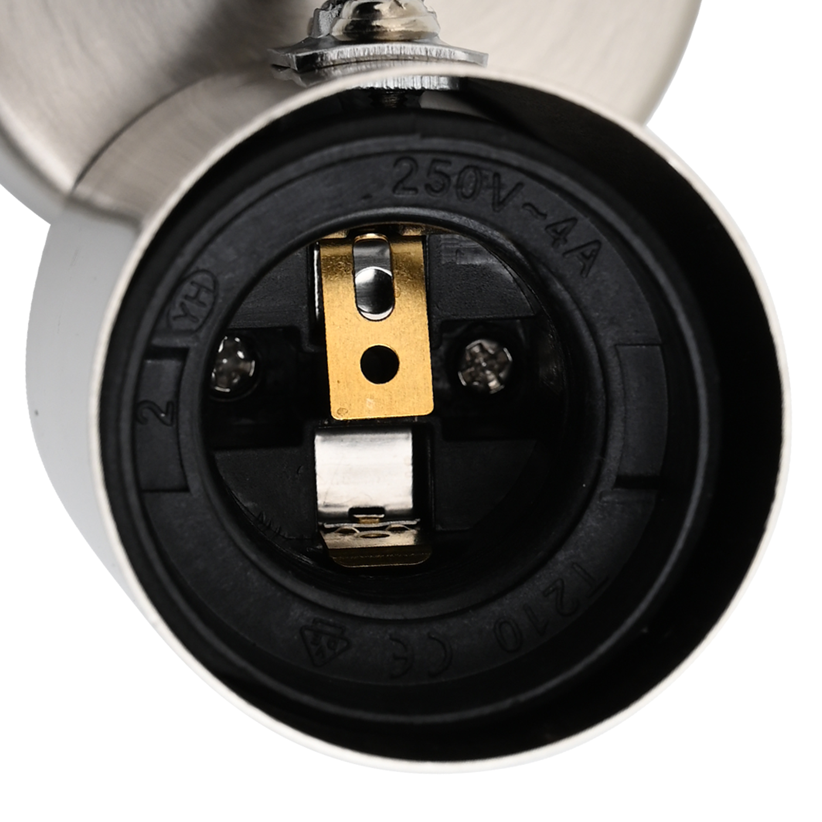 Ceiling Spotlight 4 Way Adjustable Brushed Nickel E27 - Image 8