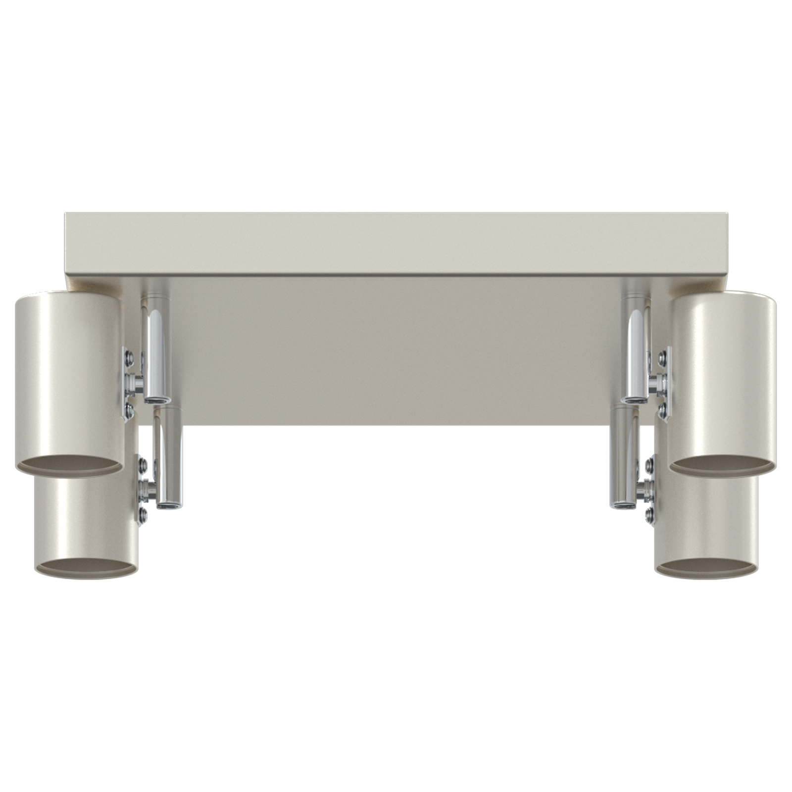 Ceiling Spotlight 4 Way Adjustable Brushed Nickel E27 - Image 5